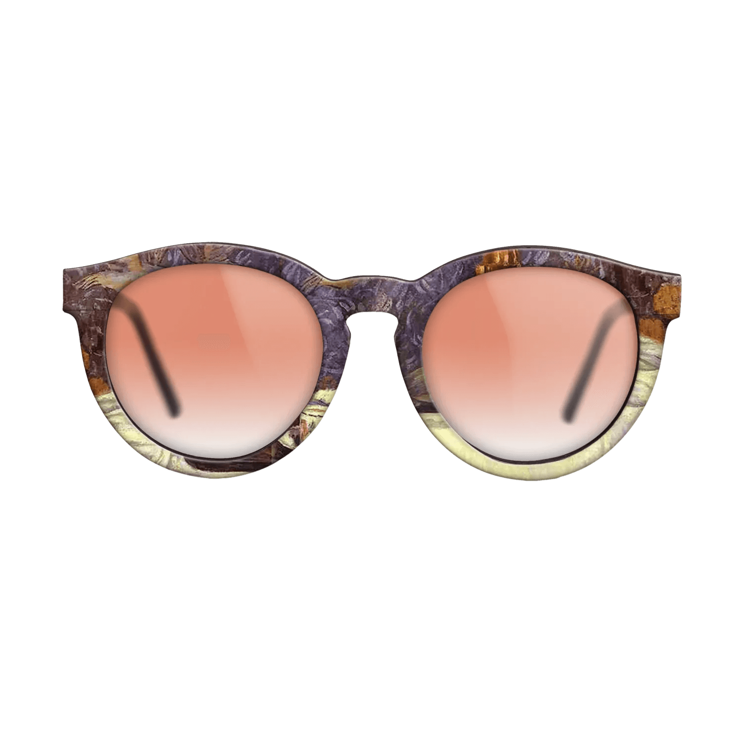 Oil Painting on Straight Grain Walnut: Rococo - Still Life with a Coffee Pot, 1900 - Camille Pissarro - The Rebel - Round - 1108 - SIRIS wood optic