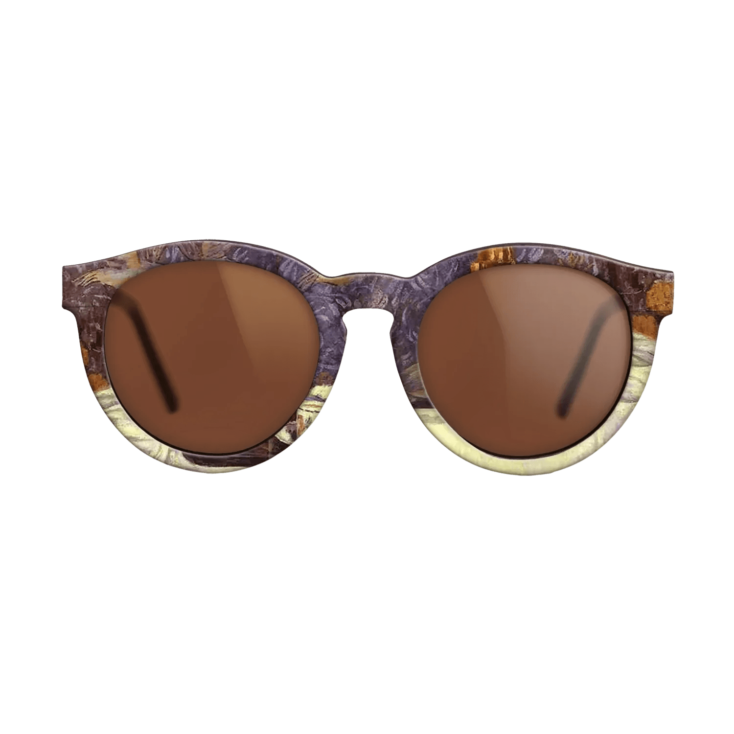 Oil Painting on Straight Grain Walnut: Rococo - Still Life with a Coffee Pot, 1900 - Camille Pissarro - The Rebel - Round - 1108 - SIRIS wood optic