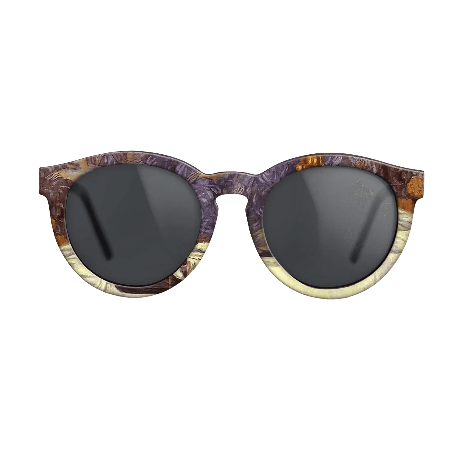 Oil Painting on Straight Grain Walnut: Rococo - Still Life with a Coffee Pot, 1900 - Camille Pissarro - The Rebel - Round - 1108 - SIRIS wood optic