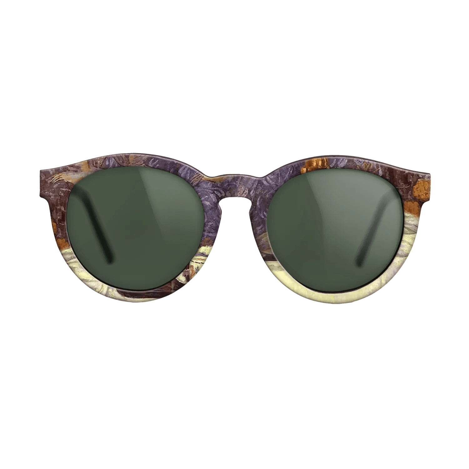 Oil Painting on Straight Grain Walnut: Rococo - Still Life with a Coffee Pot, 1900 - Camille Pissarro - The Rebel - Round - 1108 - SIRIS wood optic