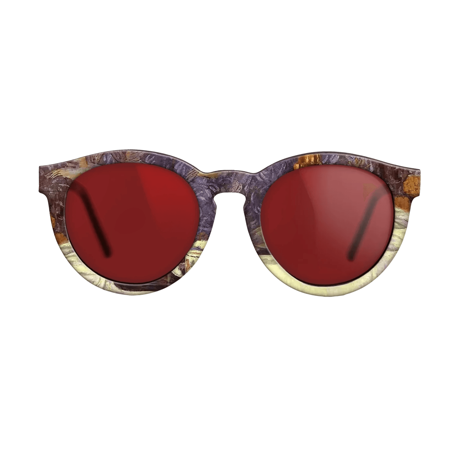 Oil Painting on Straight Grain Walnut: Rococo - Still Life with a Coffee Pot, 1900 - Camille Pissarro - The Rebel - Round - 1108 - SIRIS wood optic