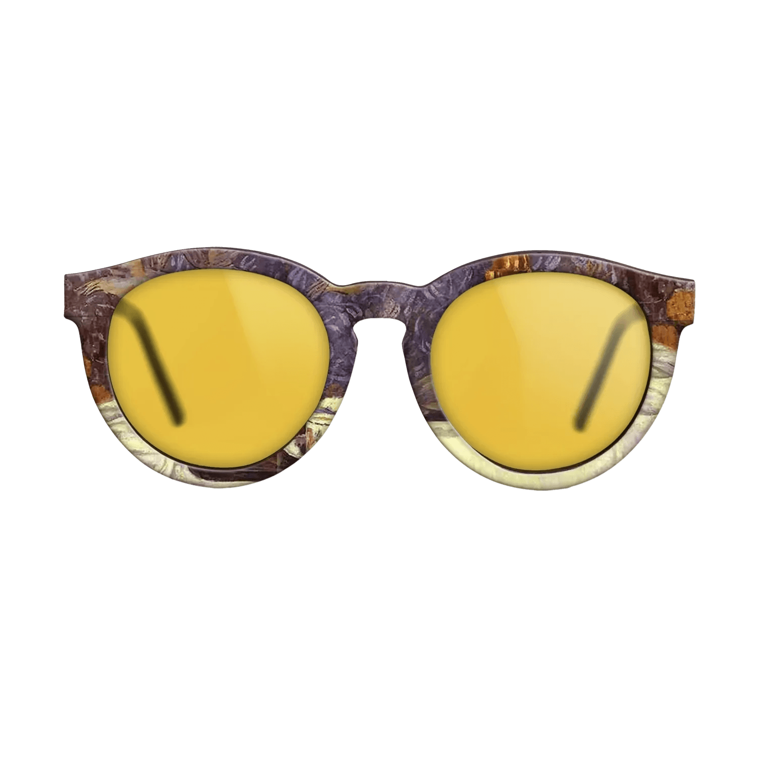 Oil Painting on Straight Grain Walnut: Rococo - Still Life with a Coffee Pot, 1900 - Camille Pissarro - The Rebel - Round - 1108 - SIRIS wood optic