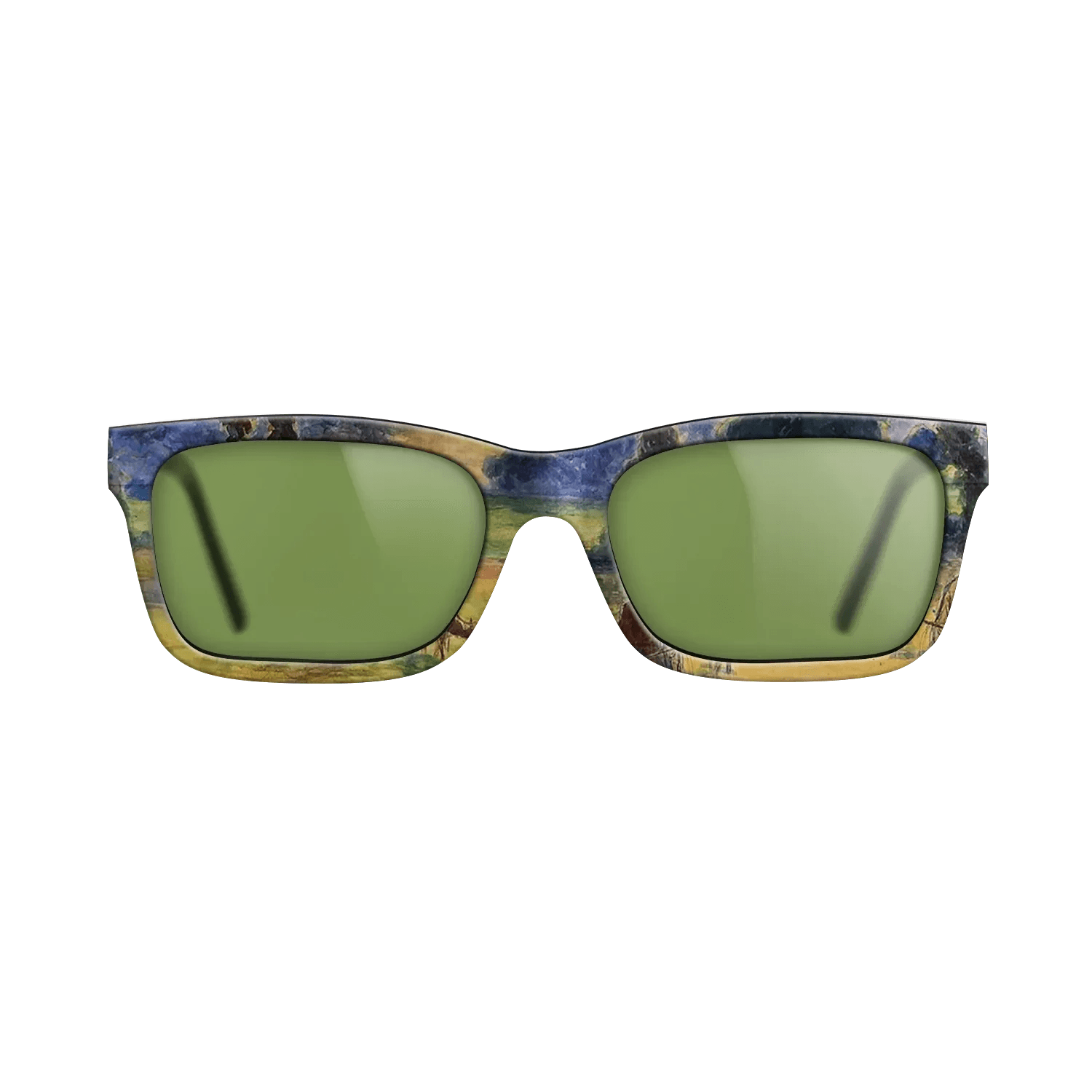 Oil Painting on Straight Grain Walnut: Rococo - Study for 'Cowherd at Eragny', 1884 - Camille Pissarro - The Sage - Rectangle - 1963 - SIRIS wood optic