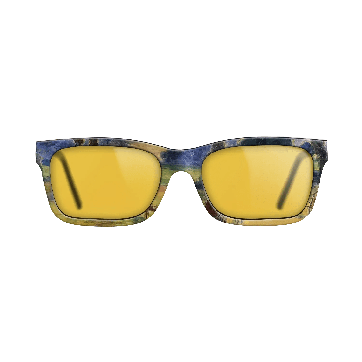 Oil Painting on Straight Grain Walnut: Rococo - Study for 'Cowherd at Eragny', 1884 - Camille Pissarro - The Sage - Rectangle - 1963 - SIRIS wood optic