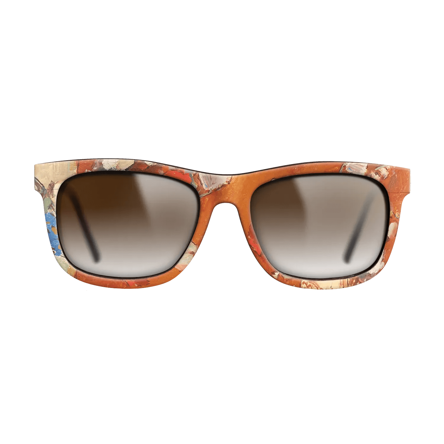 Oil Painting on Straight Grain Walnut: Rococo - Summertime Flowers - Stefan Luchian - The Hero - Square - 1410 - SIRIS wood optic