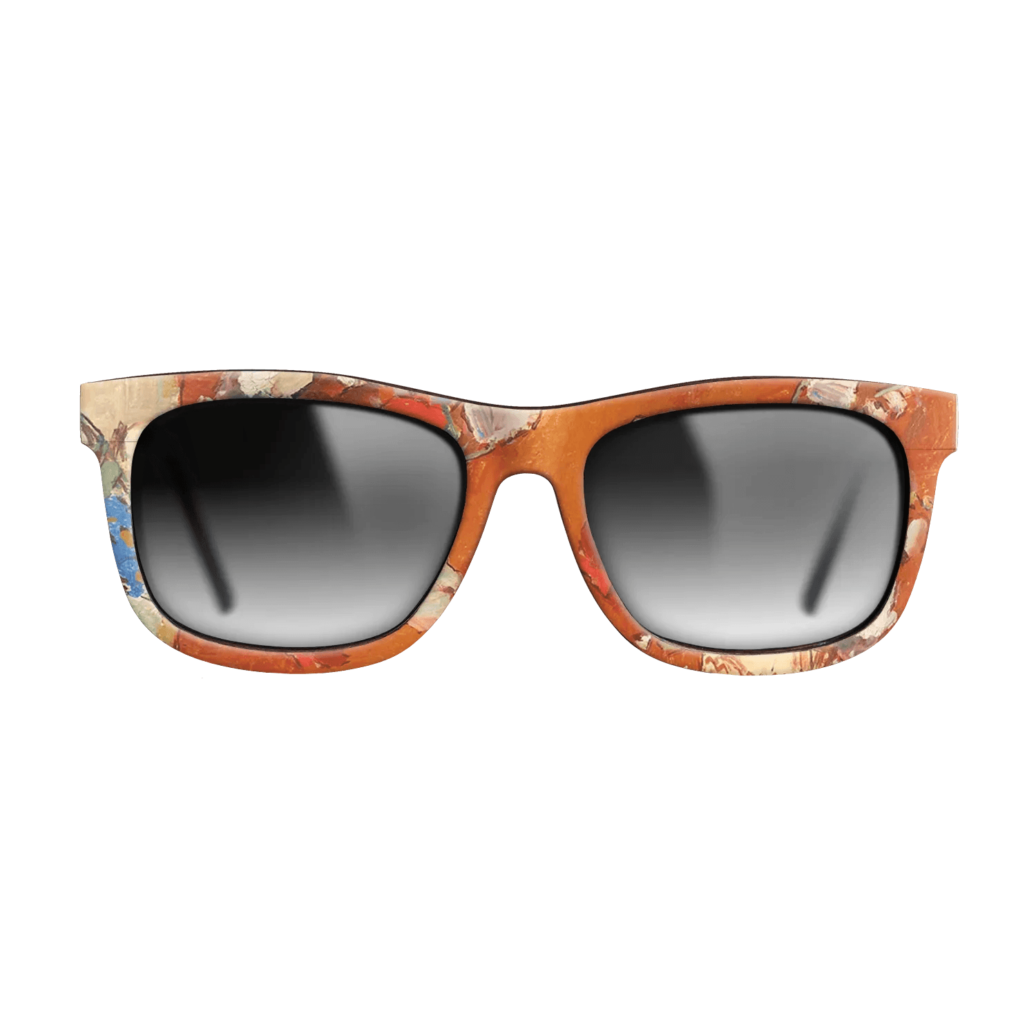 Oil Painting on Straight Grain Walnut: Rococo - Summertime Flowers - Stefan Luchian - The Hero - Square - 1410 - SIRIS wood optic