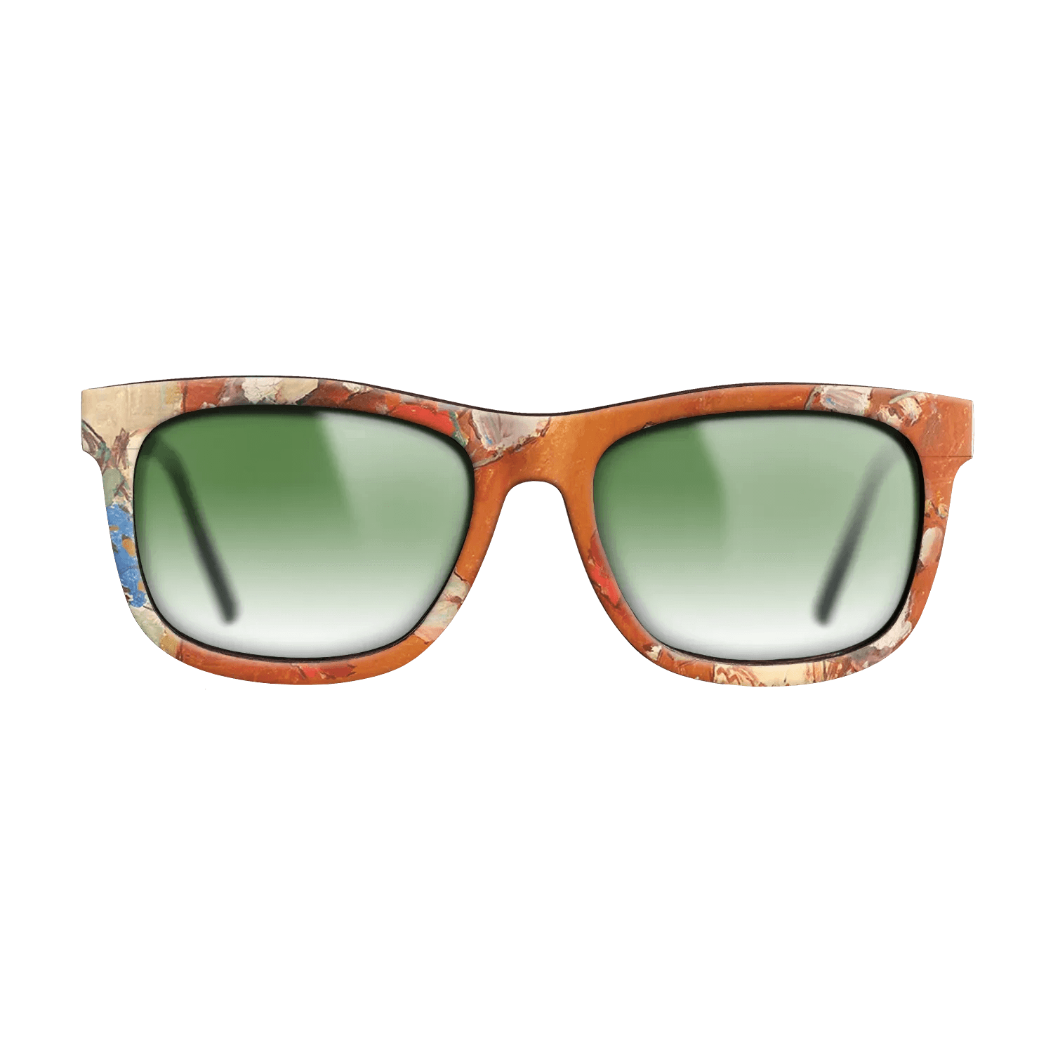 Oil Painting on Straight Grain Walnut: Rococo - Summertime Flowers - Stefan Luchian - The Hero - Square - 1410 - SIRIS wood optic