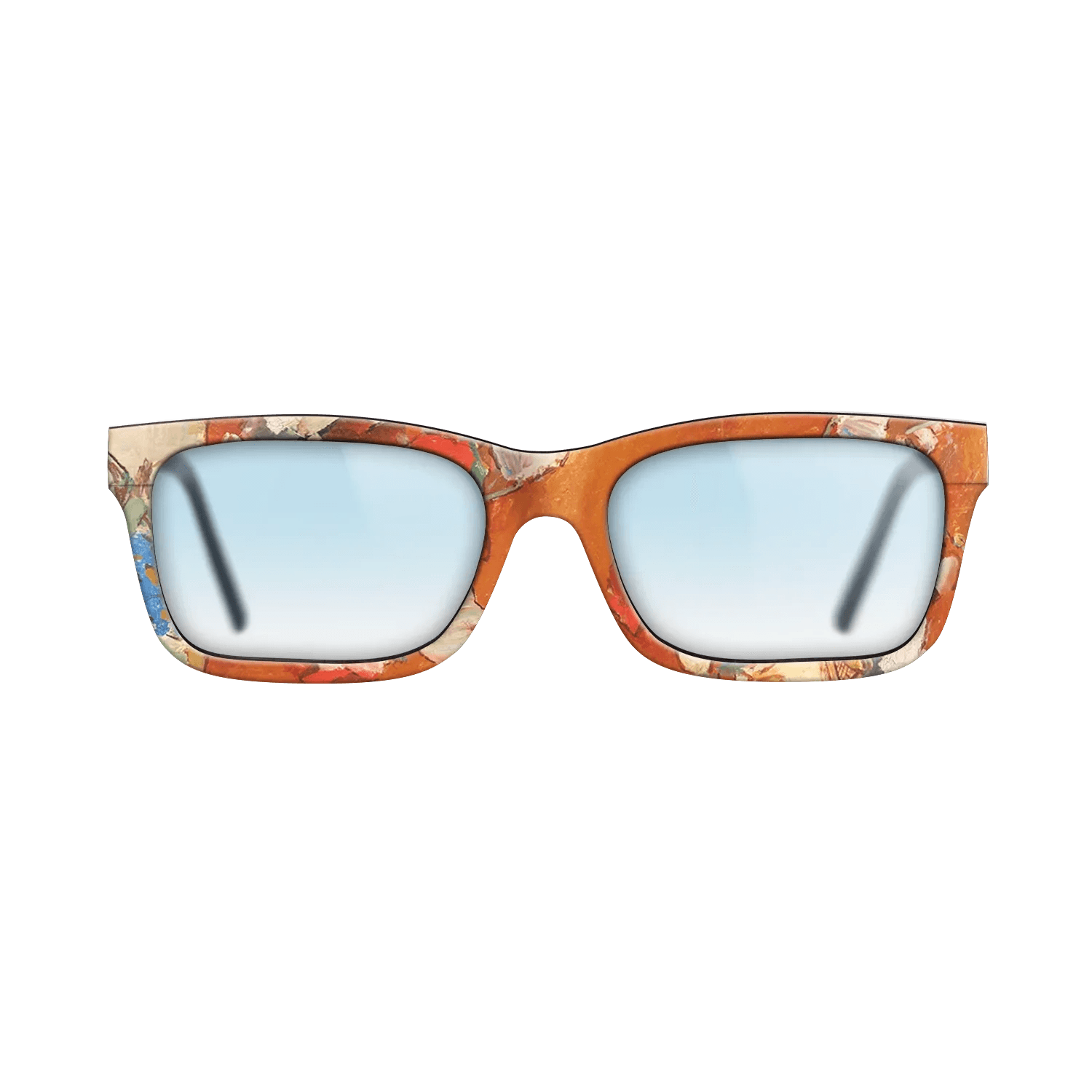 Oil Painting on Straight Grain Walnut: Rococo - Summertime Flowers - Stefan Luchian - The Sage - Rectangle - 1410 - SIRIS wood optic