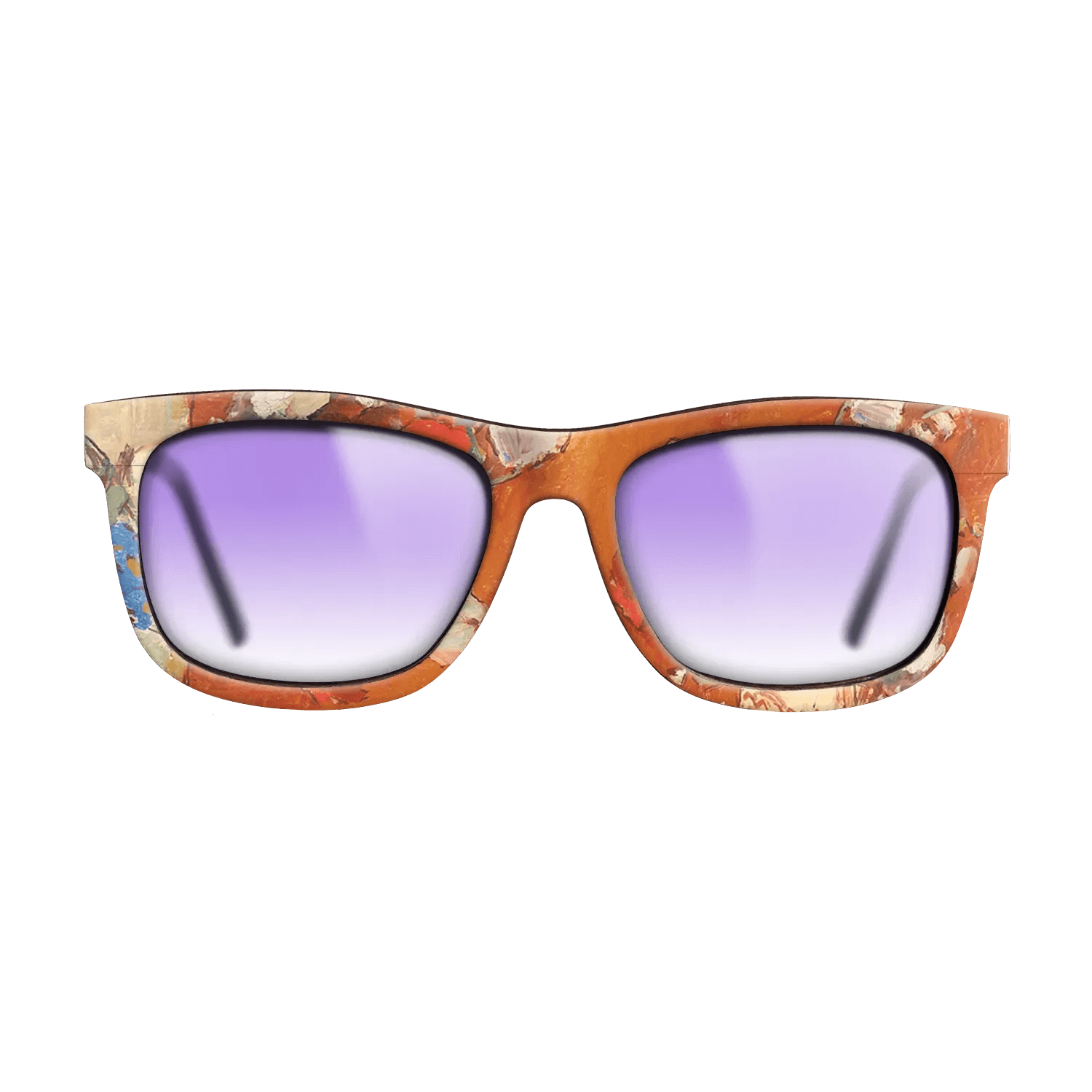 Oil Painting on Straight Grain Walnut: Rococo - Summertime Flowers - Stefan Luchian - The Hero - Square - 1410 - SIRIS wood optic