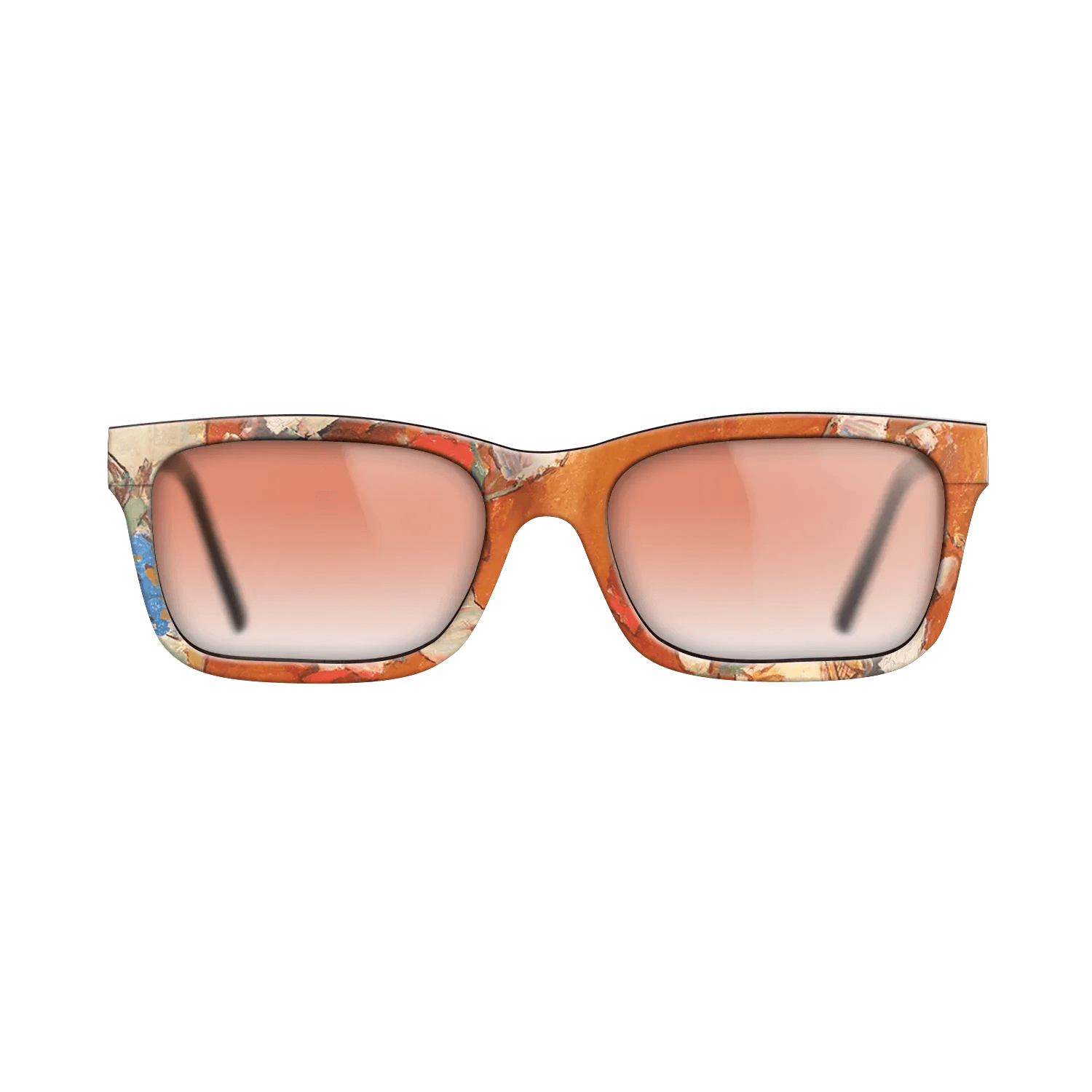 Oil Painting on Straight Grain Walnut: Rococo - Summertime Flowers - Stefan Luchian - The Sage - Rectangle - 1410 - SIRIS wood optic