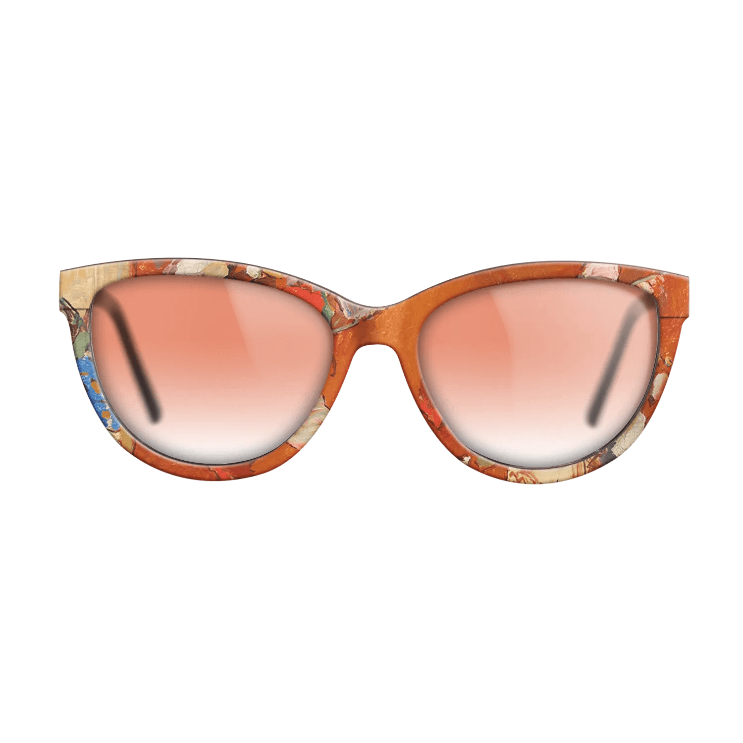 Oil Painting on Straight Grain Walnut: Rococo - Summertime Flowers - Stefan Luchian - The Maiden - Cat - 1410 - SIRIS wood optic