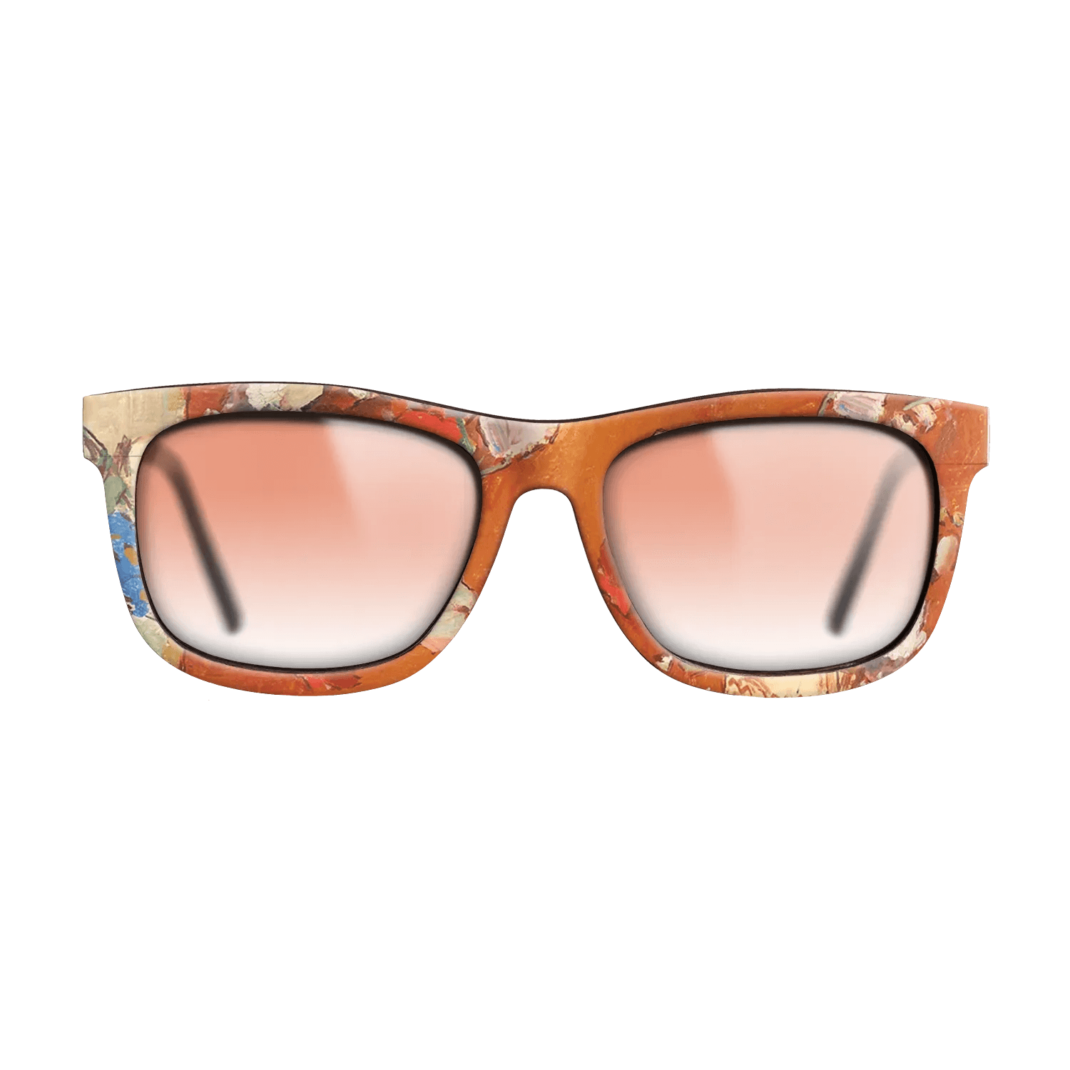 Oil Painting on Straight Grain Walnut: Rococo - Summertime Flowers - Stefan Luchian - The Hero - Square - 1410 - SIRIS wood optic