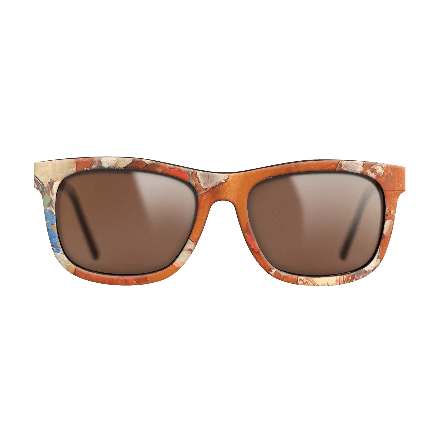 Oil Painting on Straight Grain Walnut: Rococo - Summertime Flowers - Stefan Luchian - The Hero - Square - 1410 - SIRIS wood optic