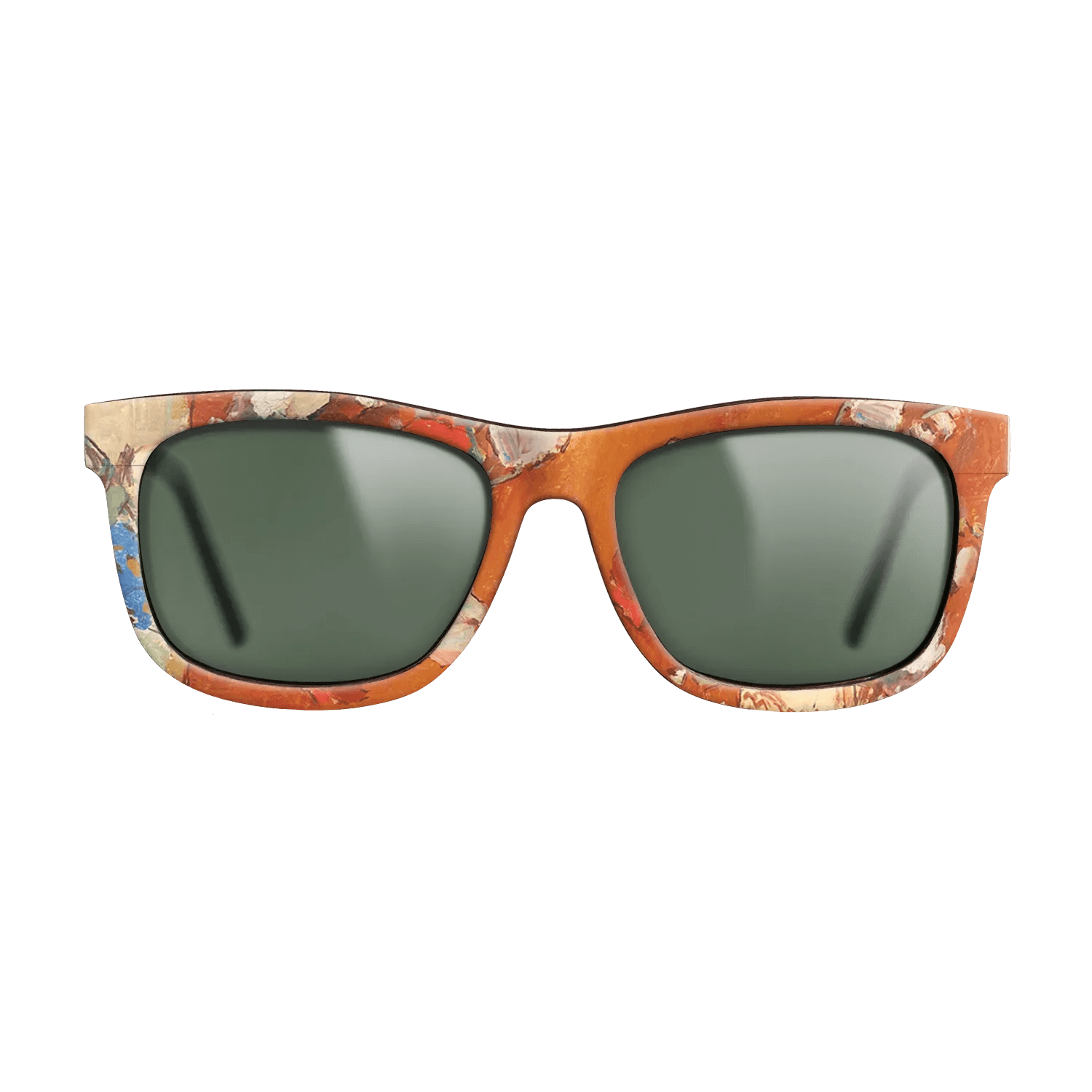 Oil Painting on Straight Grain Walnut: Rococo - Summertime Flowers - Stefan Luchian - The Hero - Square - 1410 - SIRIS wood optic