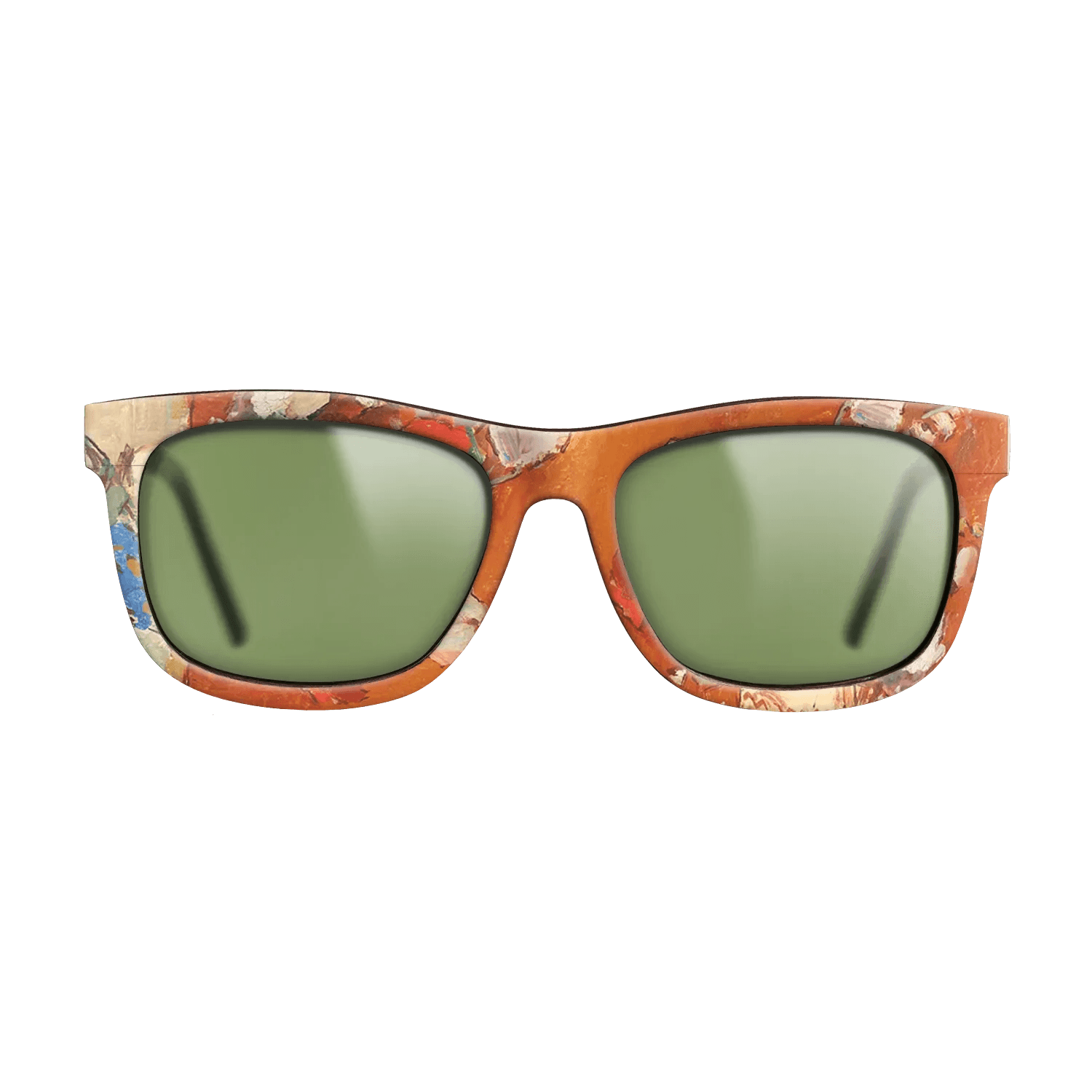 Oil Painting on Straight Grain Walnut: Rococo - Summertime Flowers - Stefan Luchian - The Hero - Square - 1410 - SIRIS wood optic