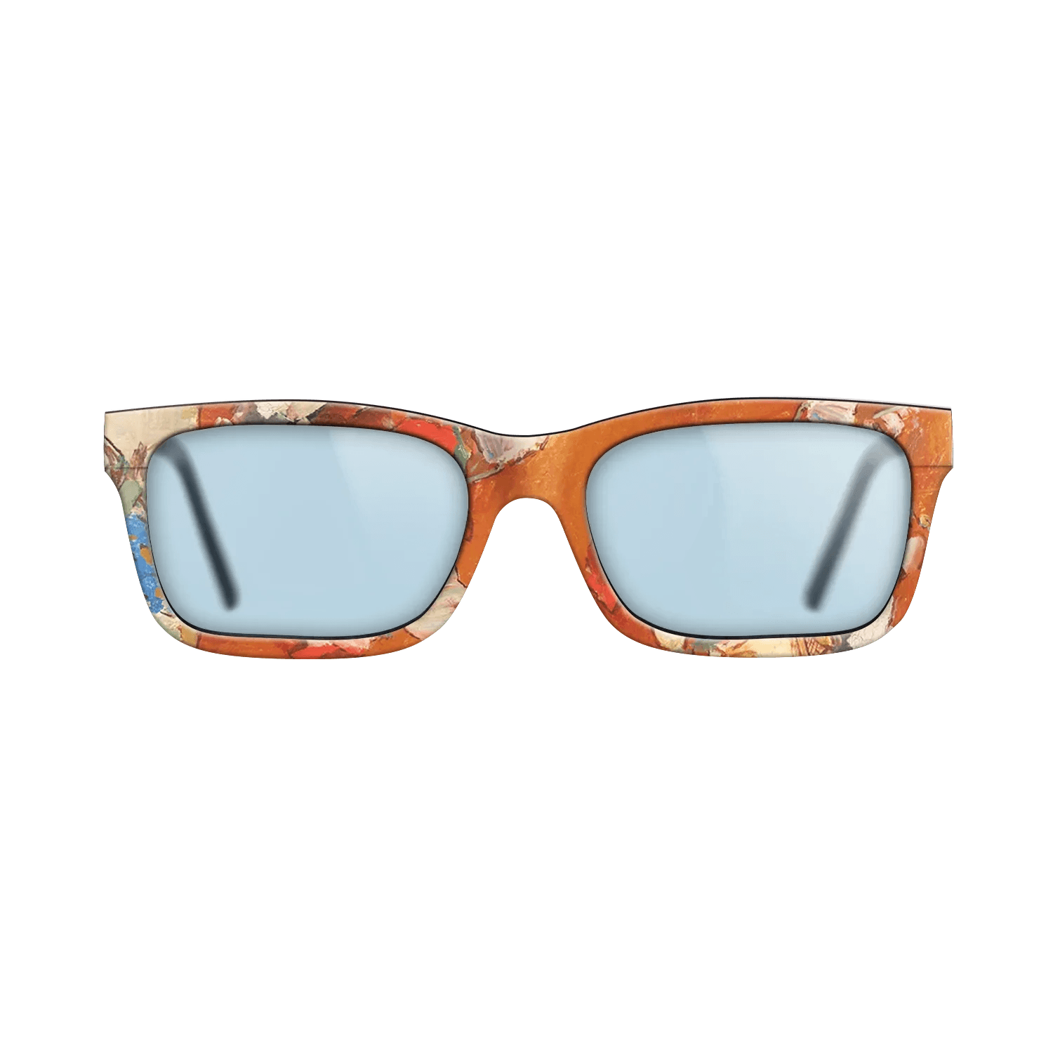 Oil Painting on Straight Grain Walnut: Rococo - Summertime Flowers - Stefan Luchian - The Sage - Rectangle - 1410 - SIRIS wood optic