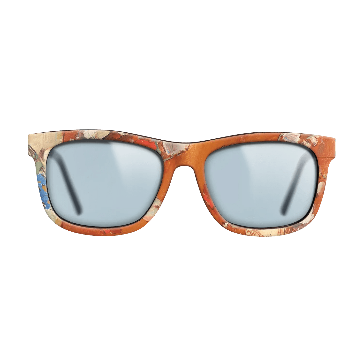 Oil Painting on Straight Grain Walnut: Rococo - Summertime Flowers - Stefan Luchian - The Hero - Square - 1410 - SIRIS wood optic