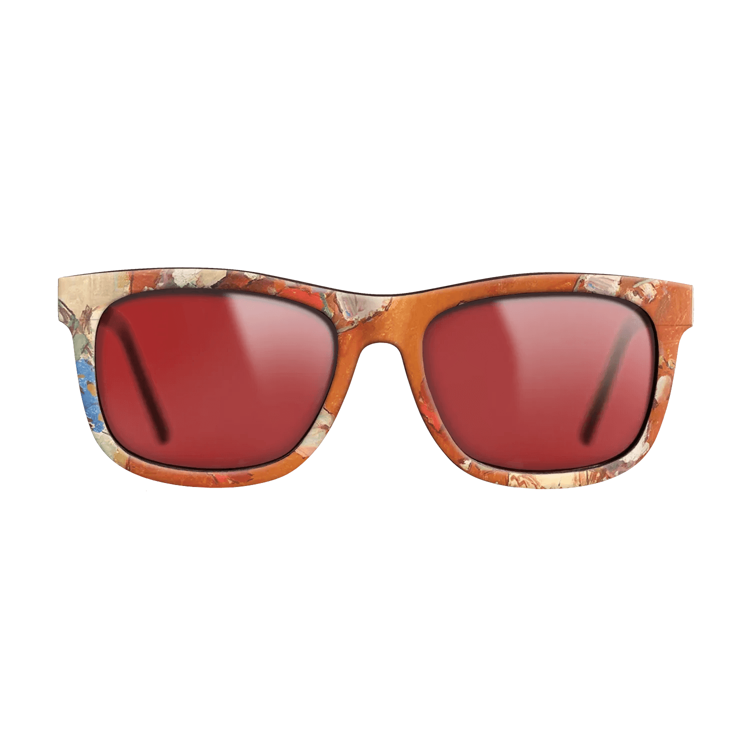 Oil Painting on Straight Grain Walnut: Rococo - Summertime Flowers - Stefan Luchian - The Hero - Square - 1410 - SIRIS wood optic