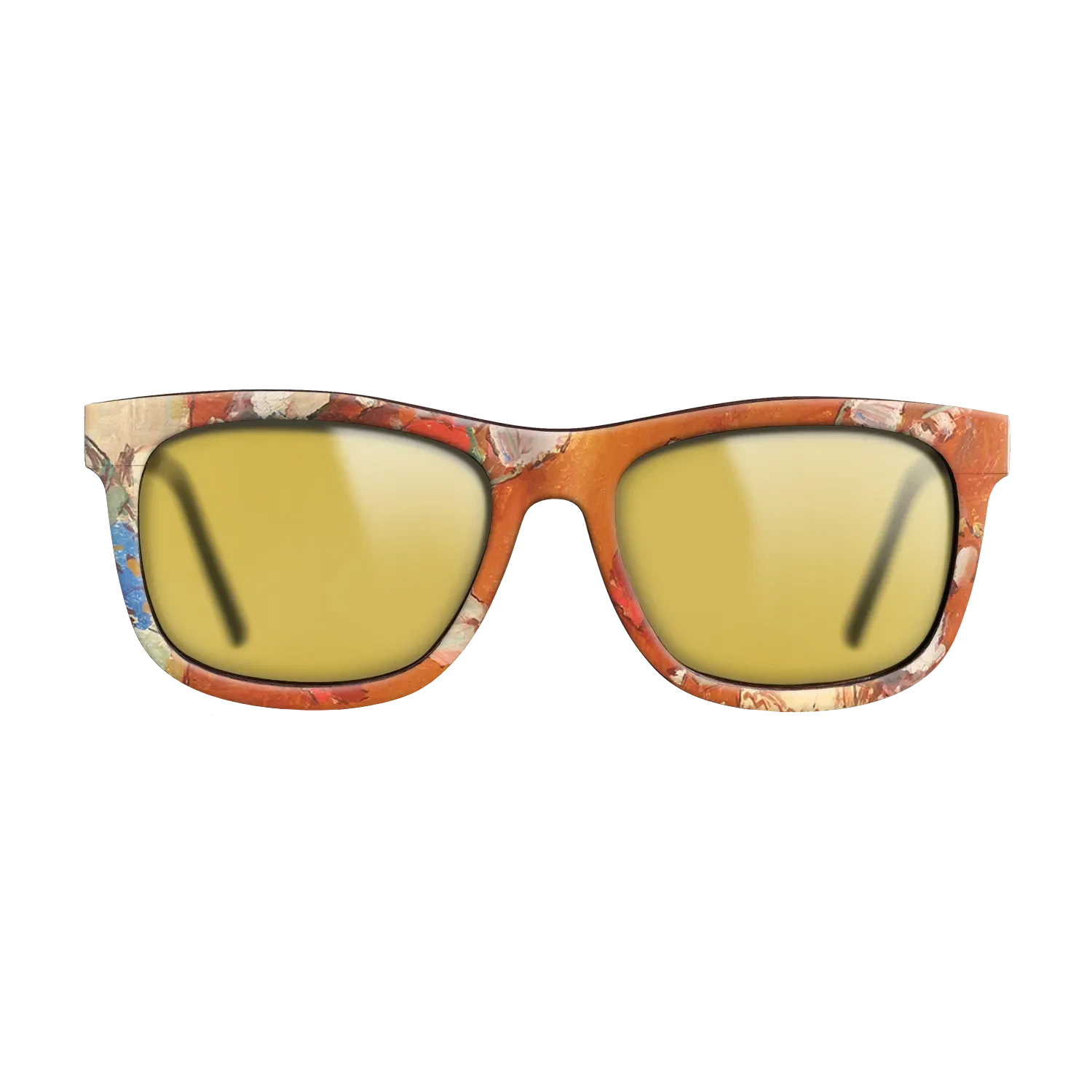 Oil Painting on Straight Grain Walnut: Rococo - Summertime Flowers - Stefan Luchian - The Hero - Square - 1410 - SIRIS wood optic