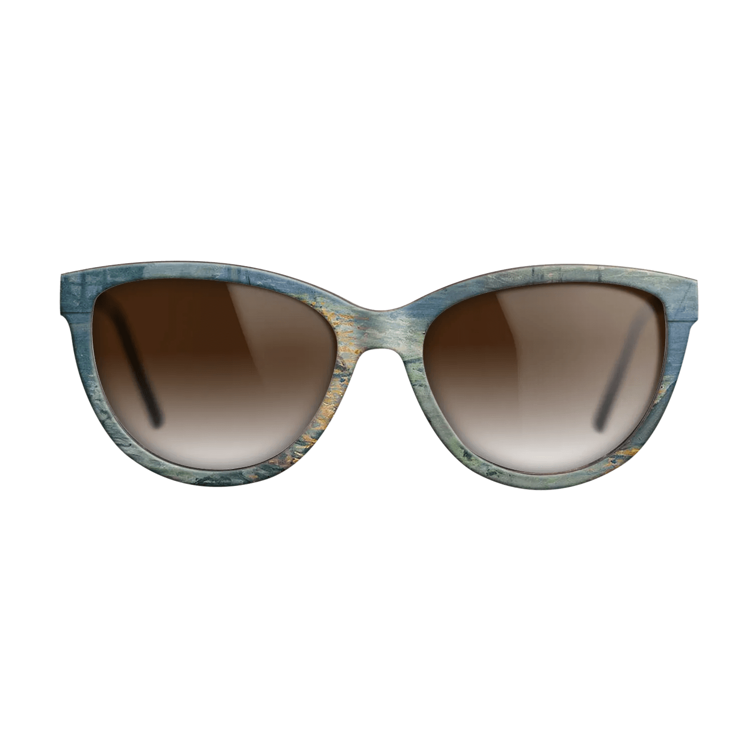 Oil Painting on Straight Grain Walnut: Rococo - Sunrise, The Sea, 1873 - Claude Monet - The Maiden - Cat - 1433 - SIRIS wood optic