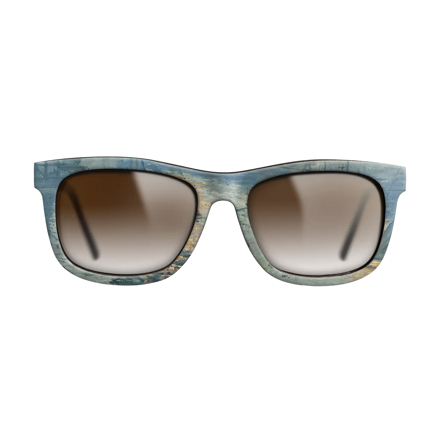 Oil Painting on Straight Grain Walnut: Rococo - Sunrise, The Sea, 1873 - Claude Monet - The Hero - Square - 1433 - SIRIS wood optic