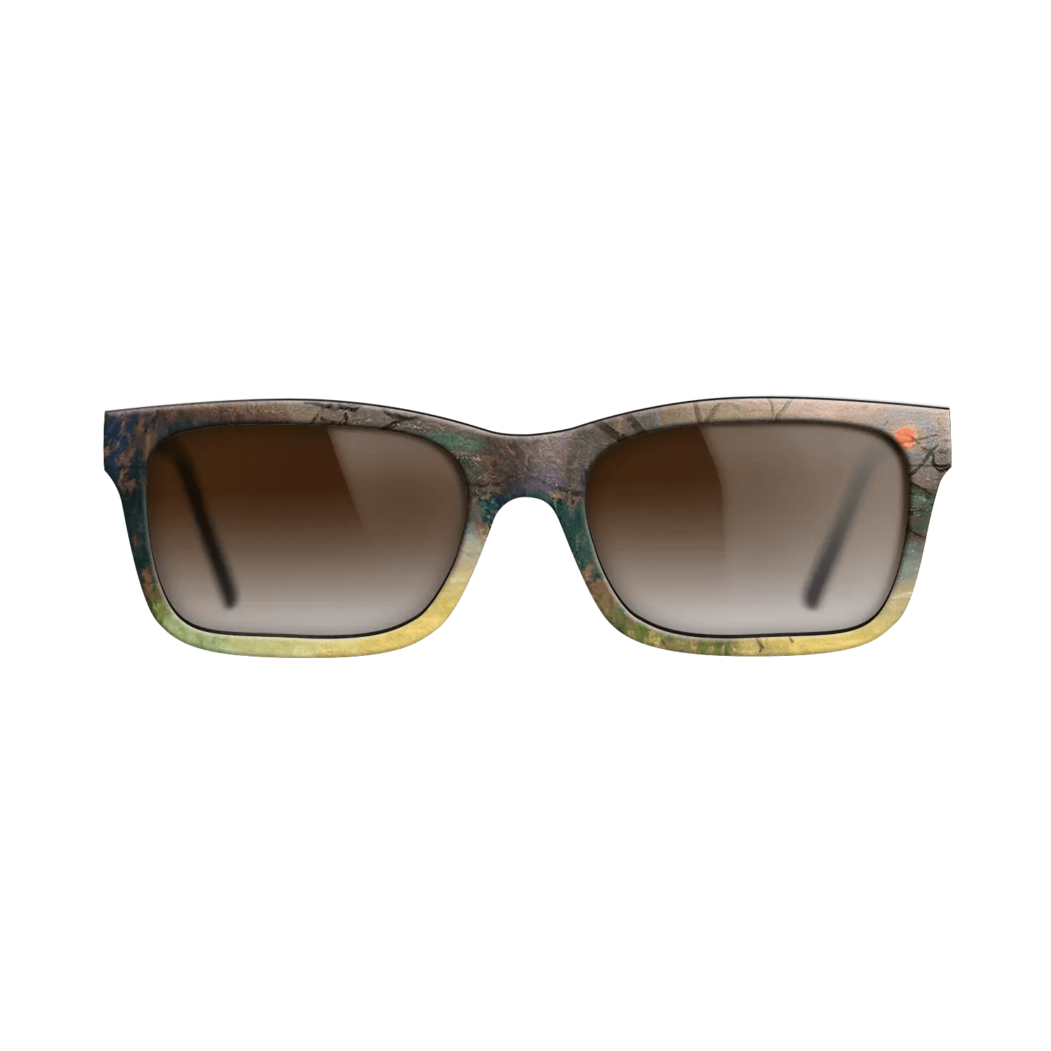 Oil Painting on Straight Grain Walnut: Rococo - Sunset, 1880 - Claude Monet - The Sage - Rectangle - 1206 - SIRIS wood optic