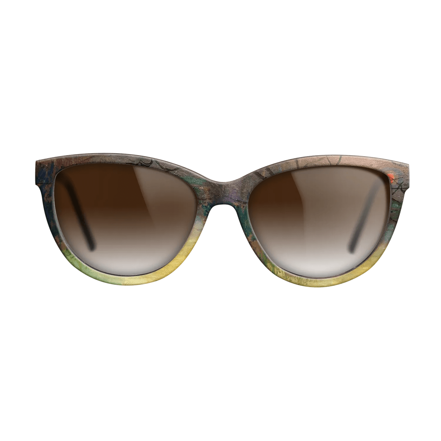 Oil Painting on Straight Grain Walnut: Rococo - Sunset, 1880 - Claude Monet - The Maiden - Cat - 1206 - SIRIS wood optic