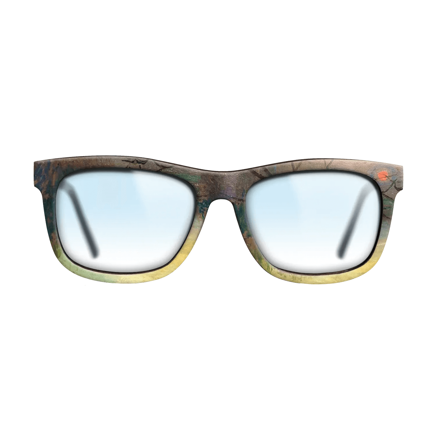 Oil Painting on Straight Grain Walnut: Rococo - Sunset, 1880 - Claude Monet - The Hero - Square - 1206 - SIRIS wood optic