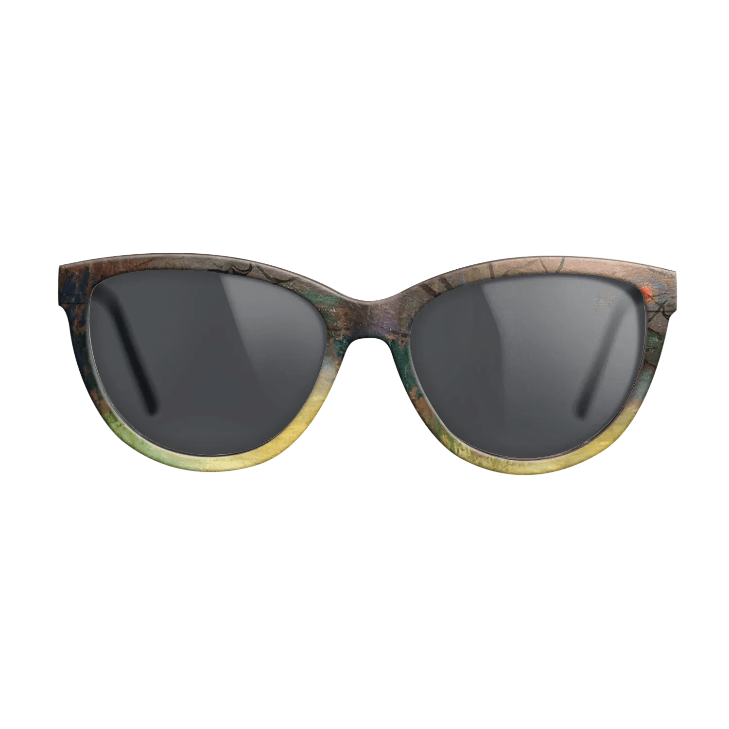 Oil Painting on Straight Grain Walnut: Rococo - Sunset, 1880 - Claude Monet - The Maiden - Cat - 1206 - SIRIS wood optic