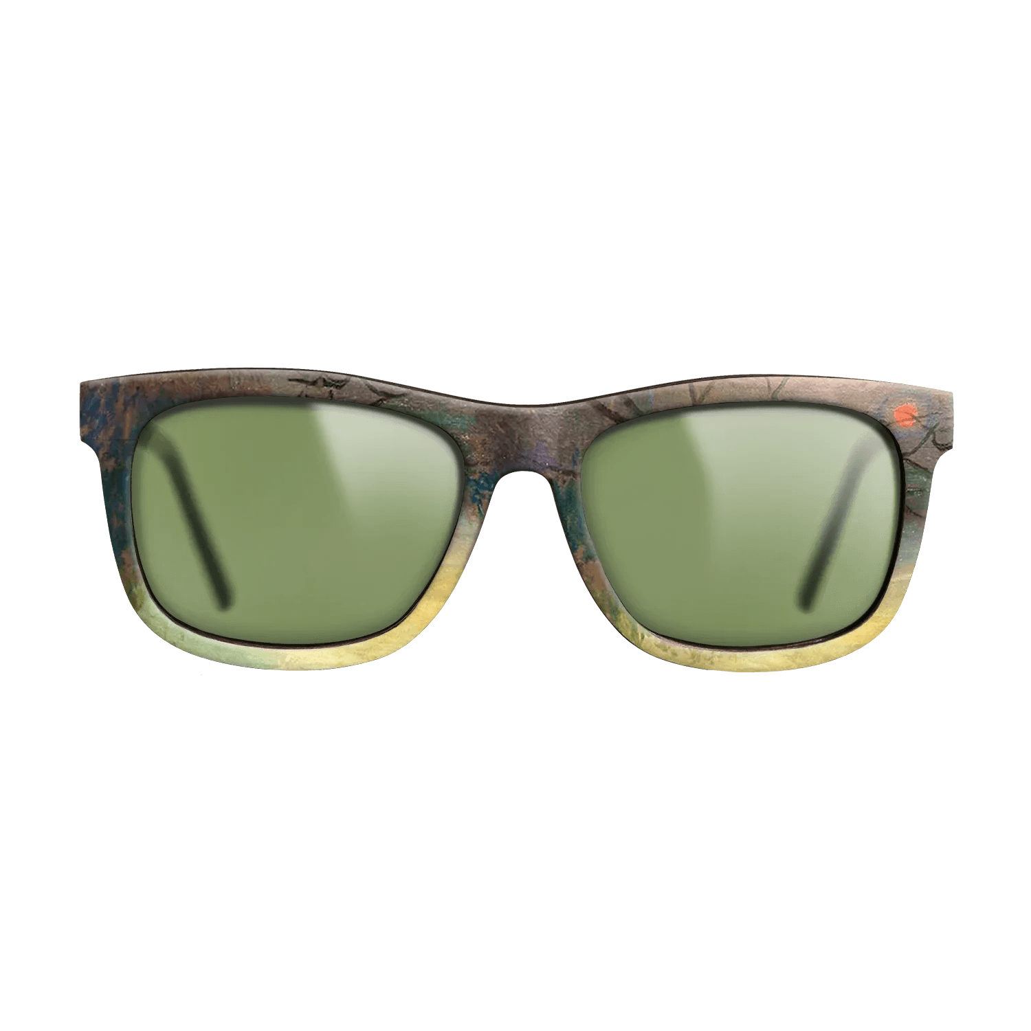 Oil Painting on Straight Grain Walnut: Rococo - Sunset, 1880 - Claude Monet - The Hero - Square - 1206 - SIRIS wood optic