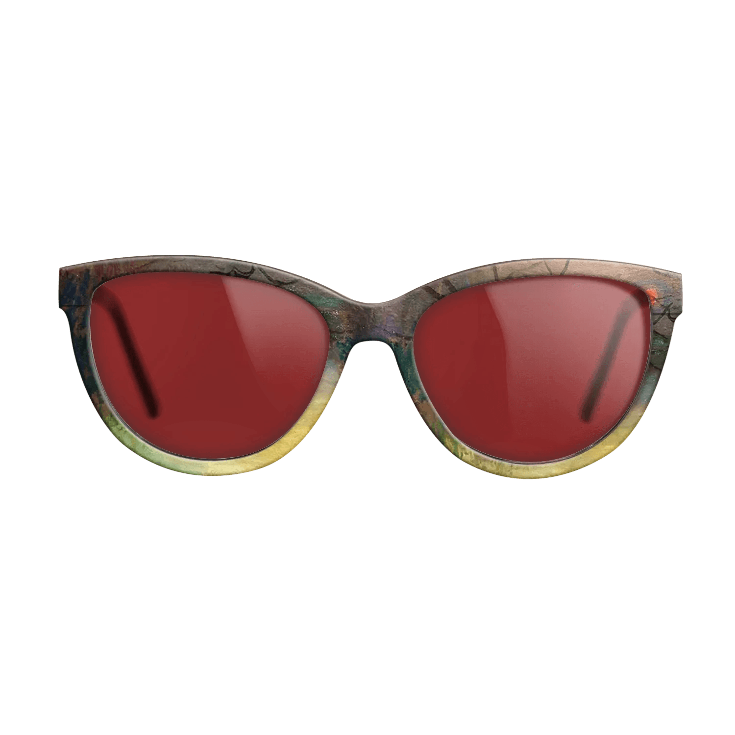 Oil Painting on Straight Grain Walnut: Rococo - Sunset, 1880 - Claude Monet - The Maiden - Cat - 1206 - SIRIS wood optic