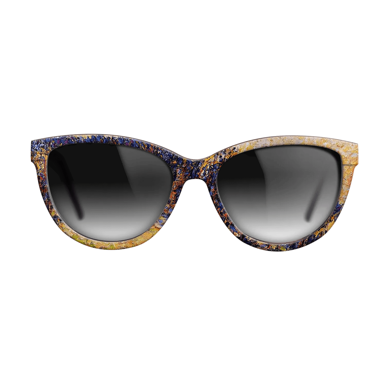 Oil Painting on Straight Grain Walnut: Rococo - Sunset, Bazincourt Steeple - Camille Pissarro - The Maiden - Cat - 880 - SIRIS wood optic