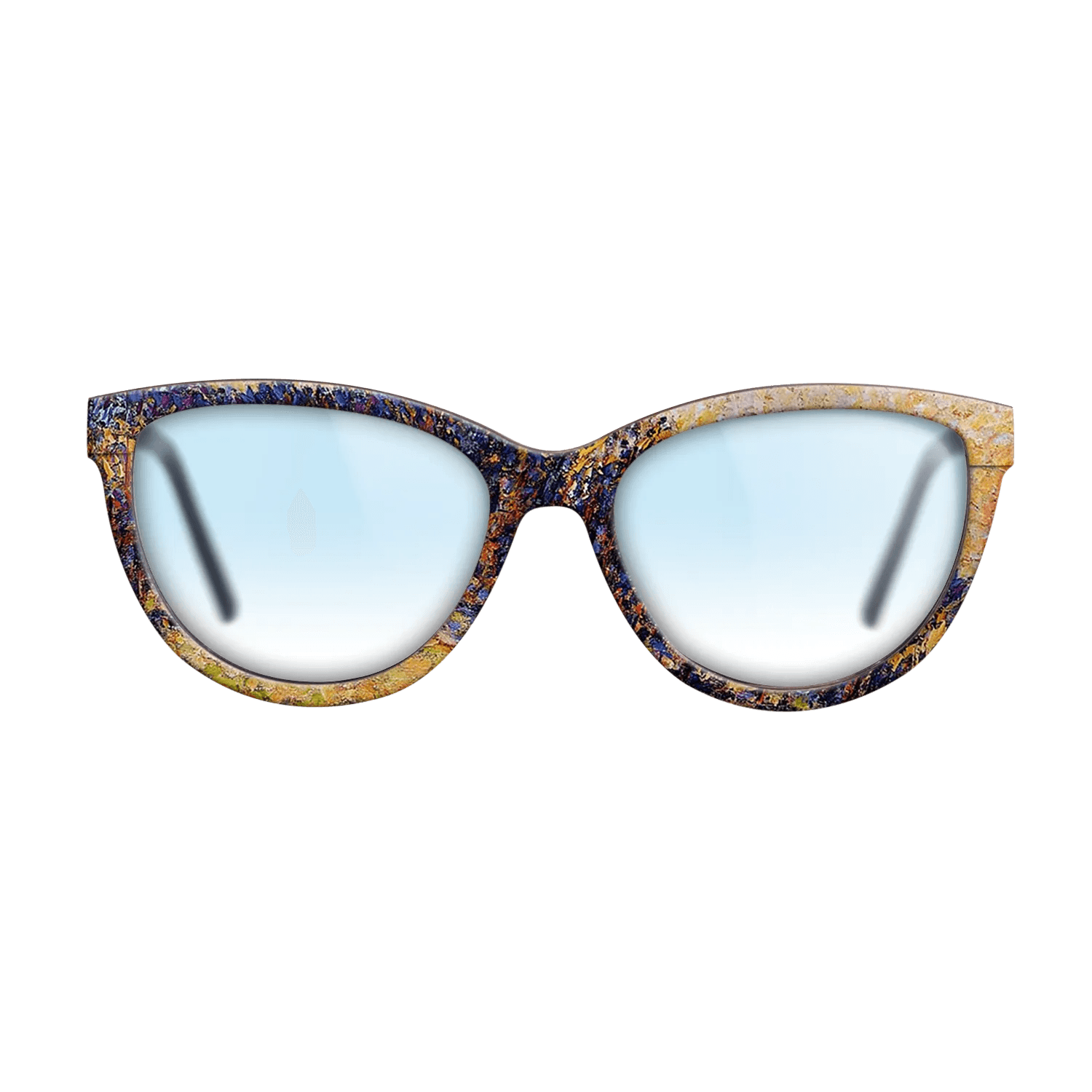 Oil Painting on Straight Grain Walnut: Rococo - Sunset, Bazincourt Steeple - Camille Pissarro - The Maiden - Cat - 880 - SIRIS wood optic