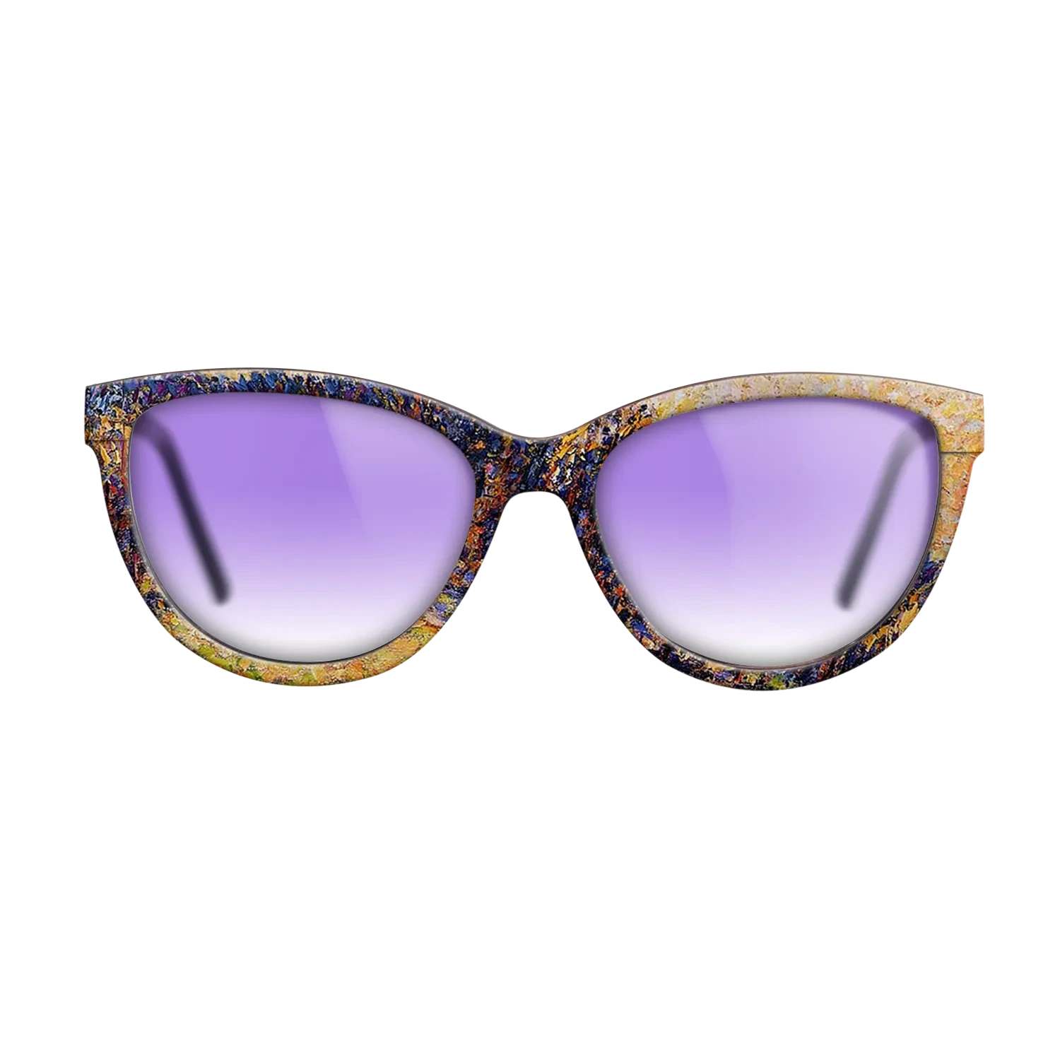 Oil Painting on Straight Grain Walnut: Rococo - Sunset, Bazincourt Steeple - Camille Pissarro - The Maiden - Cat - 880 - SIRIS wood optic