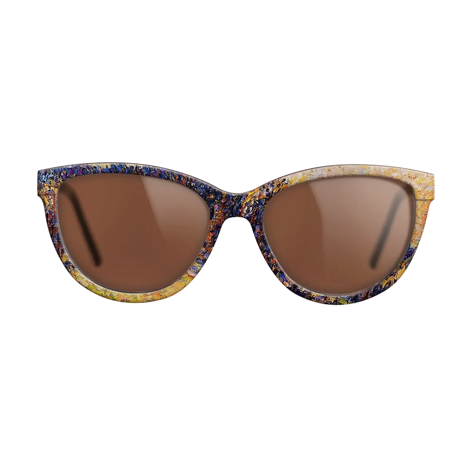 Oil Painting on Straight Grain Walnut: Rococo - Sunset, Bazincourt Steeple - Camille Pissarro - The Maiden - Cat - 880 - SIRIS wood optic