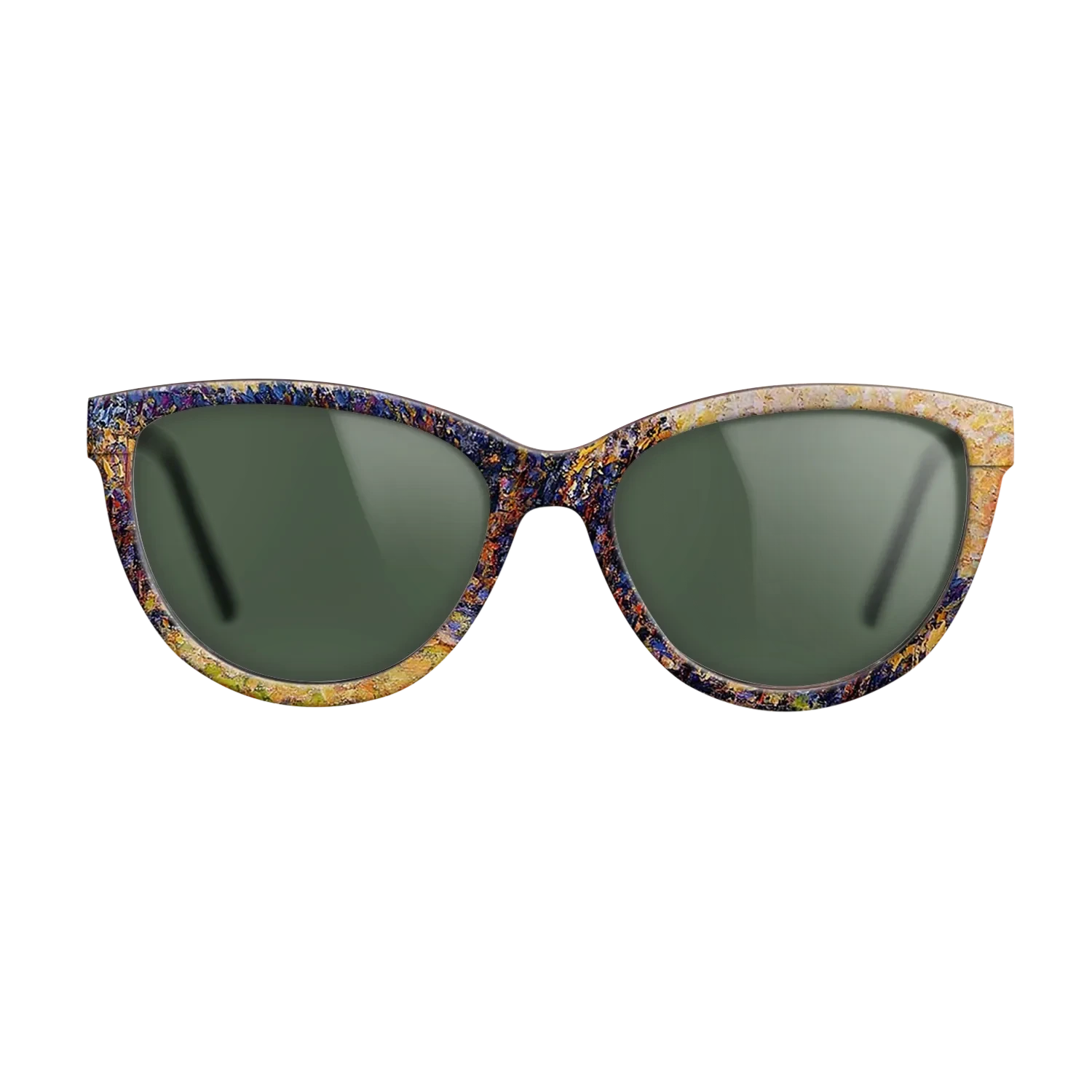 Oil Painting on Straight Grain Walnut: Rococo - Sunset, Bazincourt Steeple - Camille Pissarro - The Maiden - Cat - 880 - SIRIS wood optic