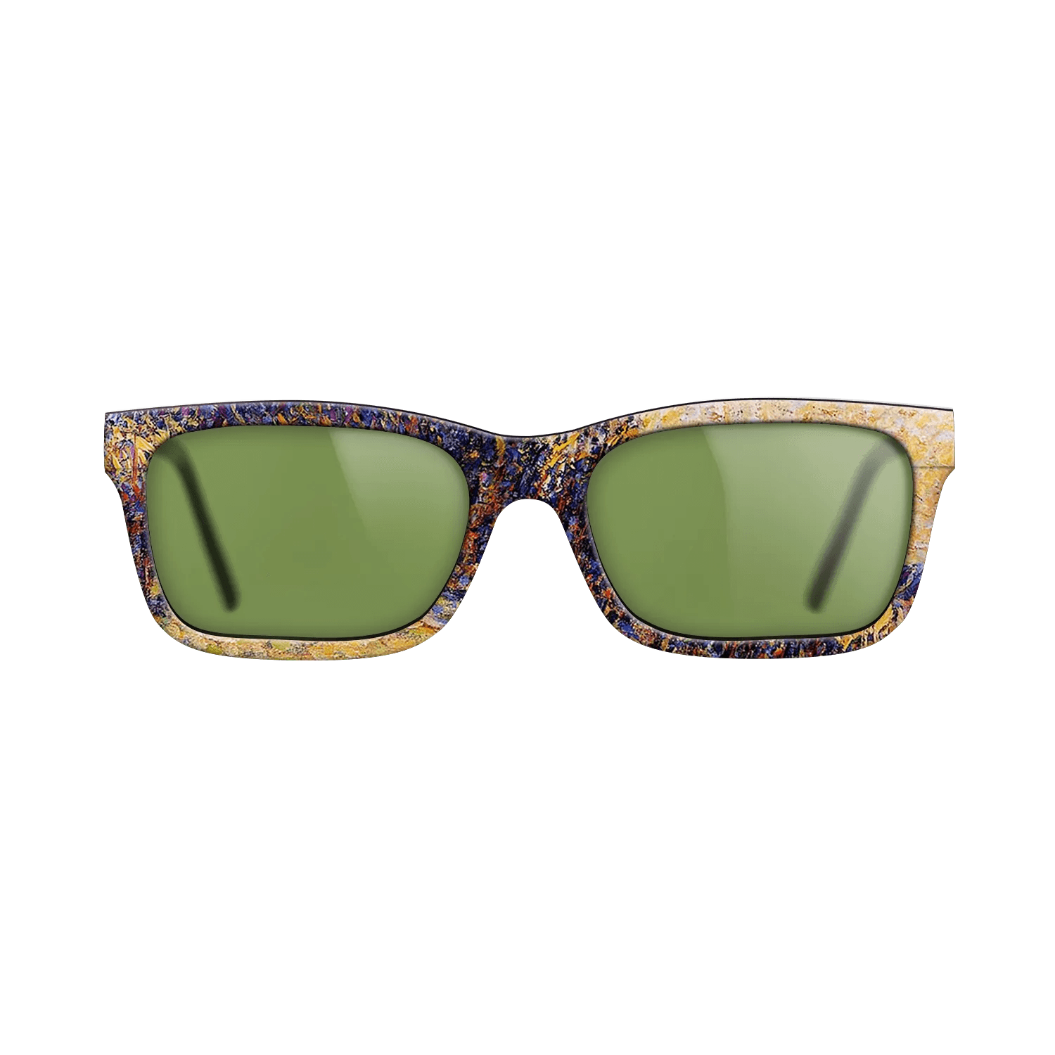 Oil Painting on Straight Grain Walnut: Rococo - Sunset, Bazincourt Steeple - Camille Pissarro - The Sage - Rectangle - 880 - SIRIS wood optic