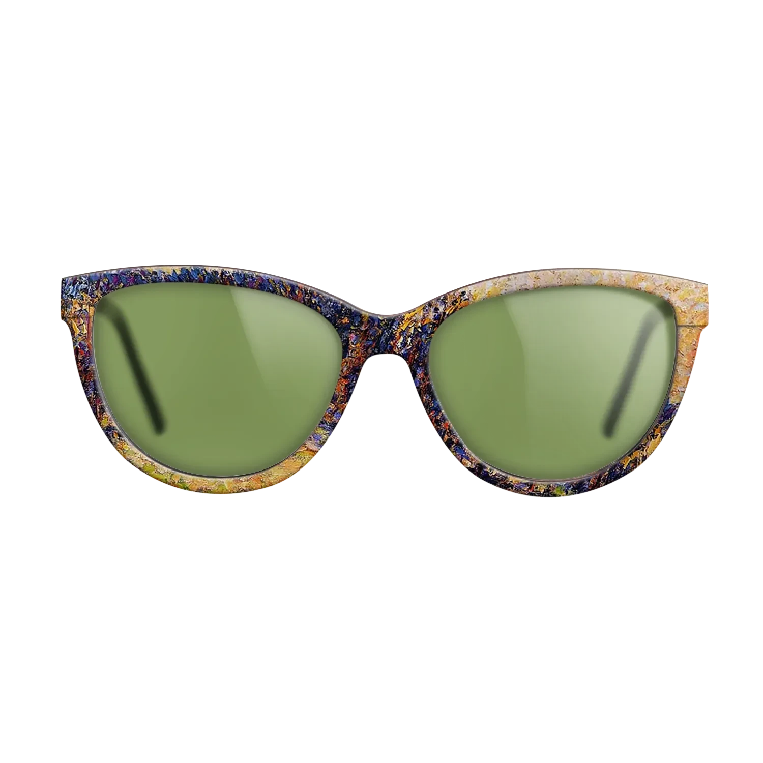 Oil Painting on Straight Grain Walnut: Rococo - Sunset, Bazincourt Steeple - Camille Pissarro - The Maiden - Cat - 880 - SIRIS wood optic