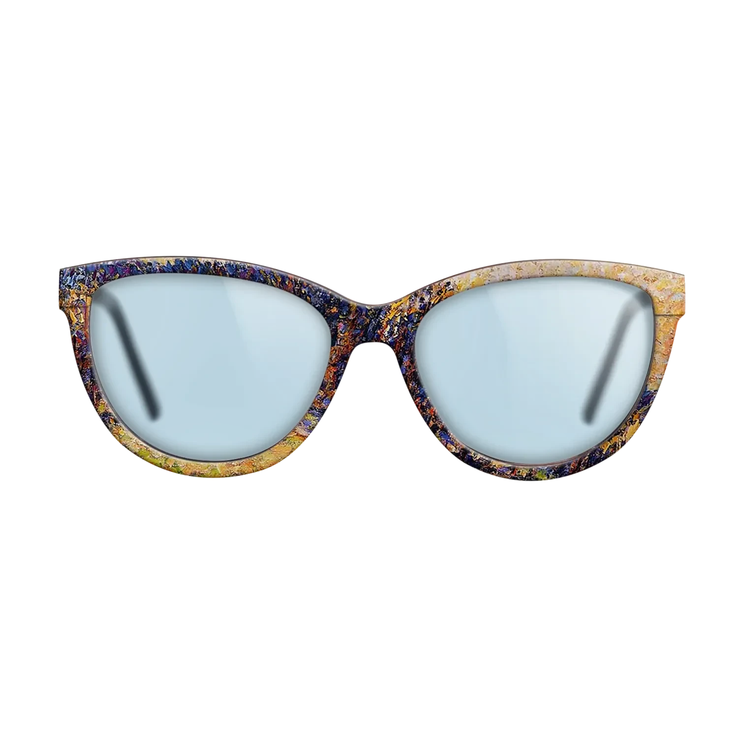 Oil Painting on Straight Grain Walnut: Rococo - Sunset, Bazincourt Steeple - Camille Pissarro - The Maiden - Cat - 880 - SIRIS wood optic