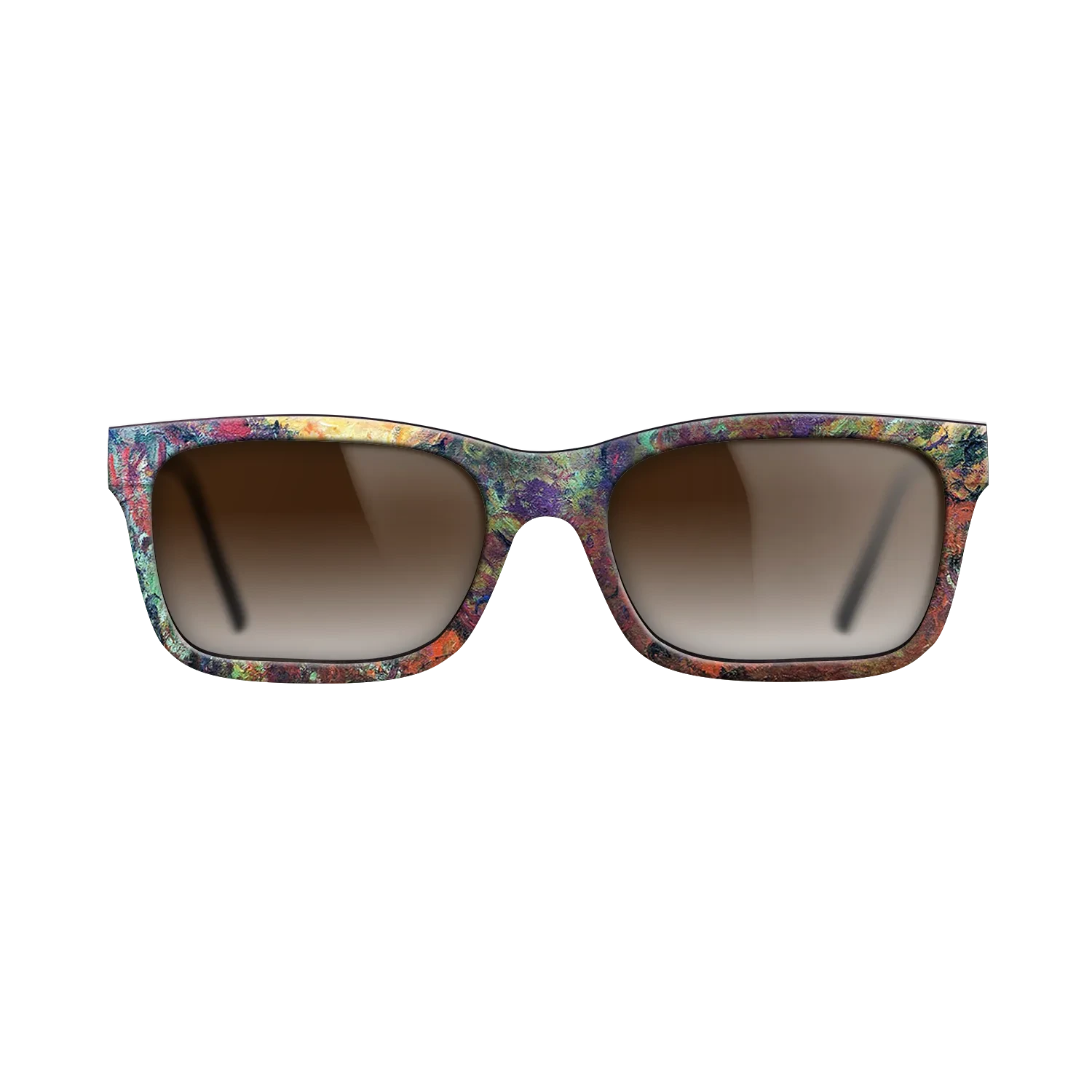 Oil Painting on Straight Grain Walnut: Rococo - The Artist's House, View from the Rose Garden, 1922 - 1924 - Claude Monet - The Sage - Rectangle - 1740 - SIRIS wood optic