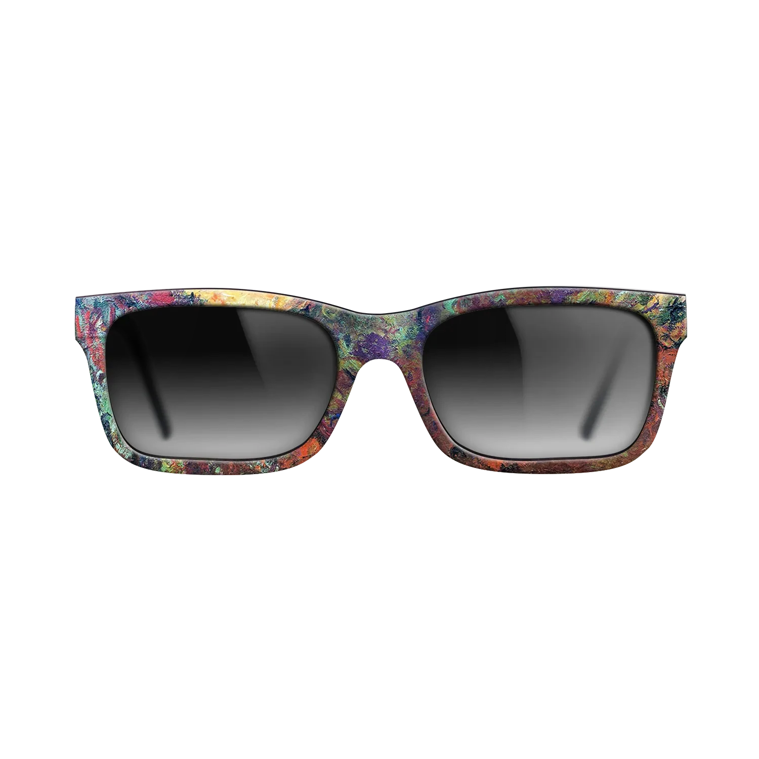 Oil Painting on Straight Grain Walnut: Rococo - The Artist's House, View from the Rose Garden, 1922 - 1924 - Claude Monet - The Sage - Rectangle - 1740 - SIRIS wood optic