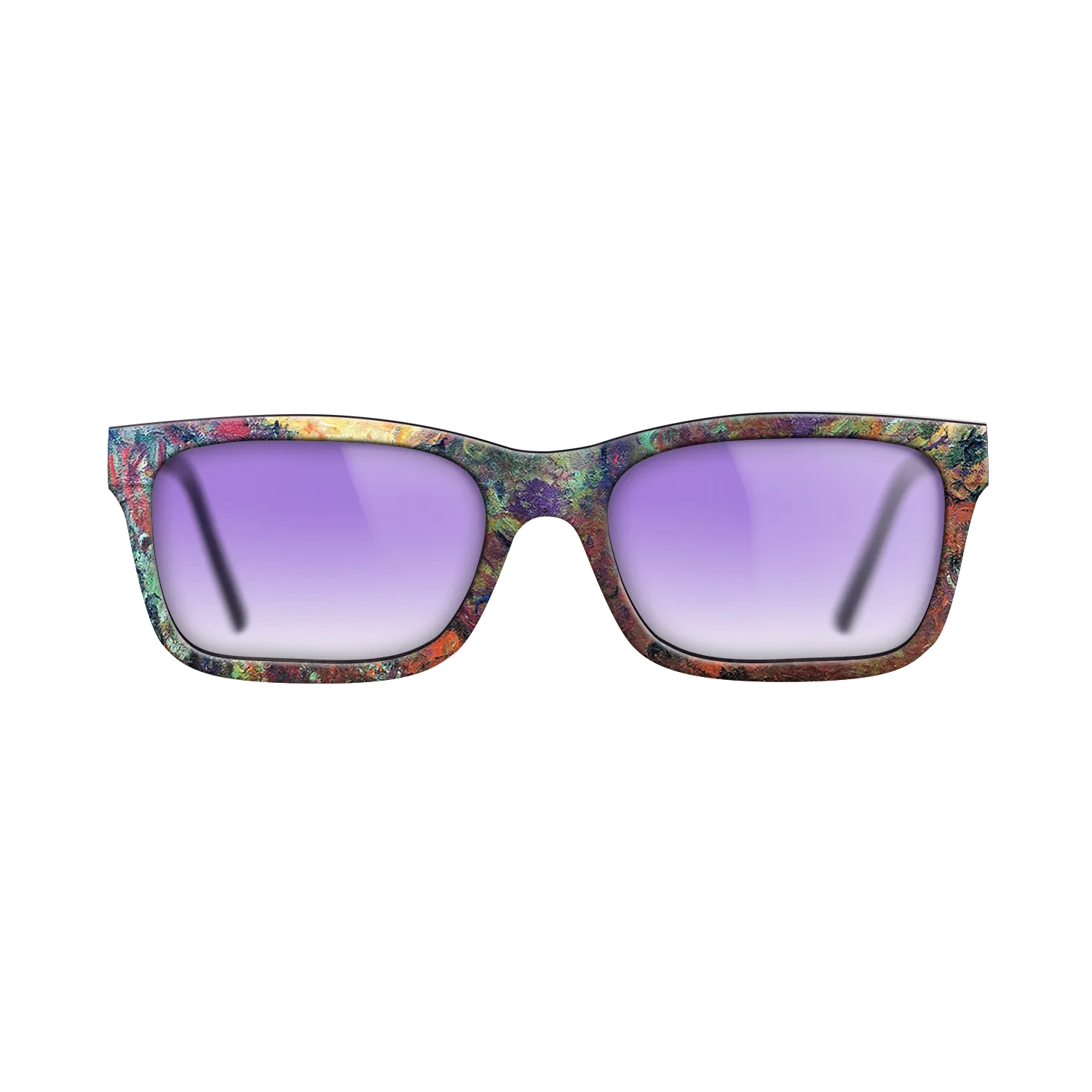 Oil Painting on Straight Grain Walnut: Rococo - The Artist's House, View from the Rose Garden, 1922 - 1924 - Claude Monet - The Sage - Rectangle - 1740 - SIRIS wood optic