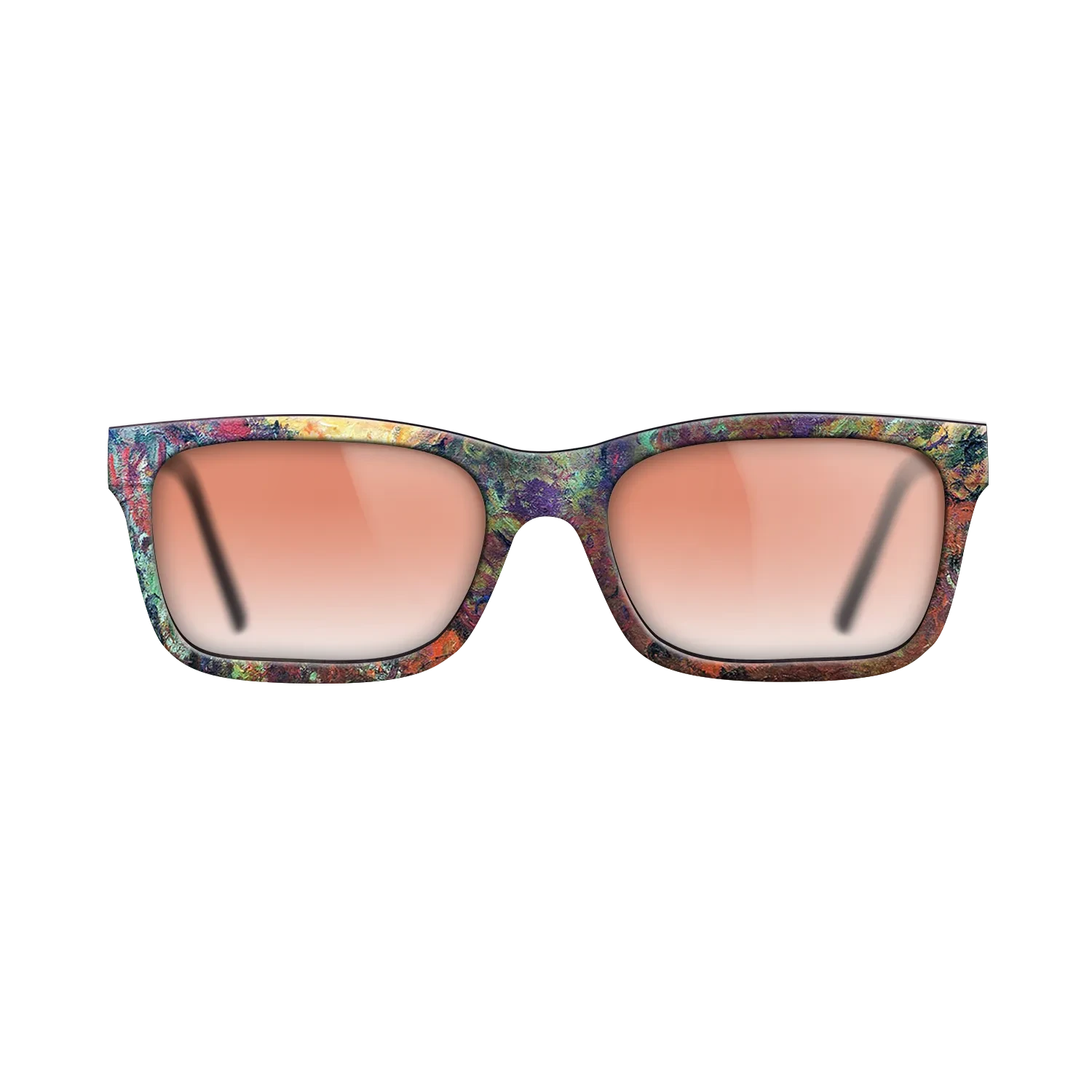 Oil Painting on Straight Grain Walnut: Rococo - The Artist's House, View from the Rose Garden, 1922 - 1924 - Claude Monet - The Sage - Rectangle - 1740 - SIRIS wood optic