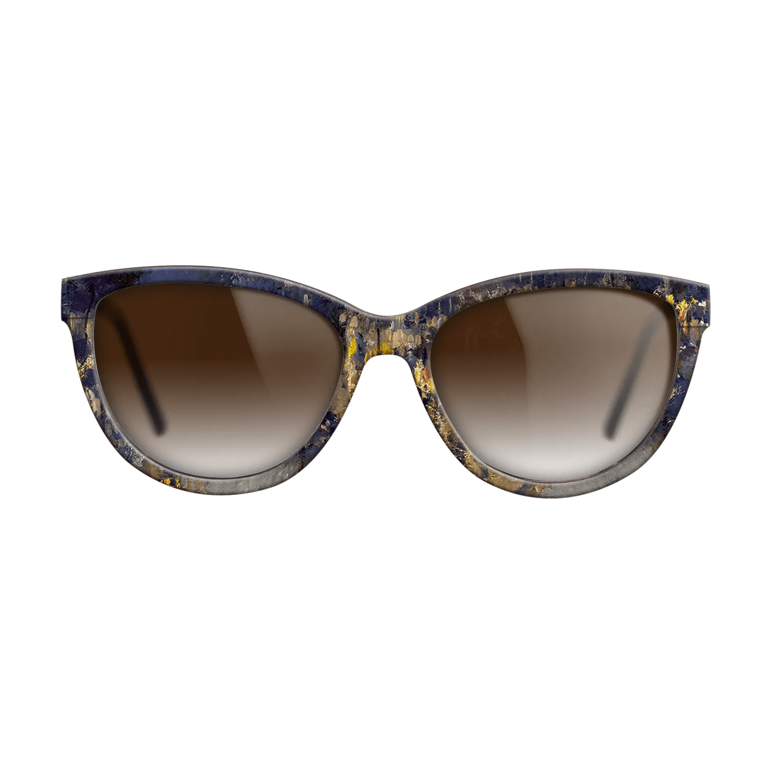 Oil Painting on Straight Grain Walnut: Rococo - The Boulevard Montmartre at Night, 1897 - Camille Pissarro - The Maiden - Cat - 1871 - SIRIS wood optic