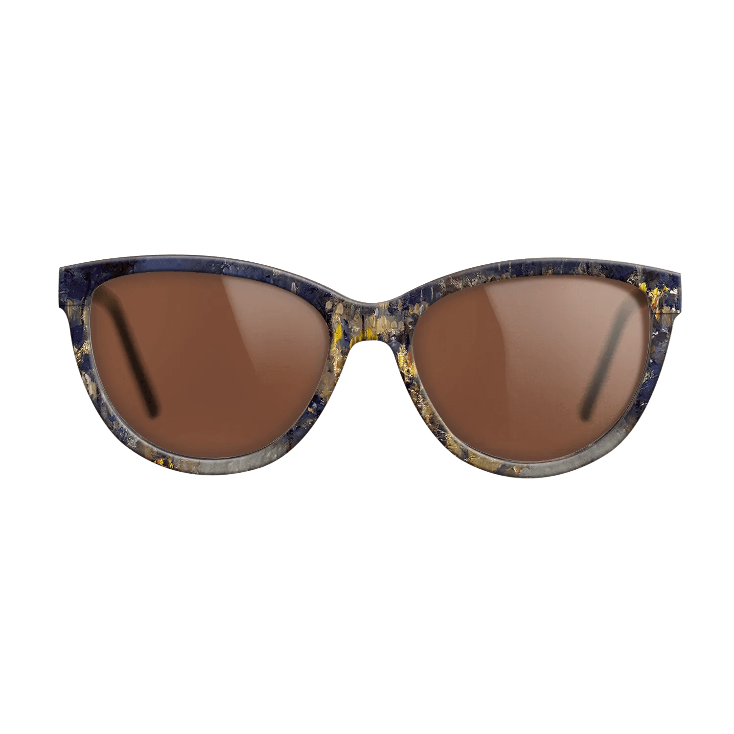 Oil Painting on Straight Grain Walnut: Rococo - The Boulevard Montmartre at Night, 1897 - Camille Pissarro - The Maiden - Cat - 1871 - SIRIS wood optic