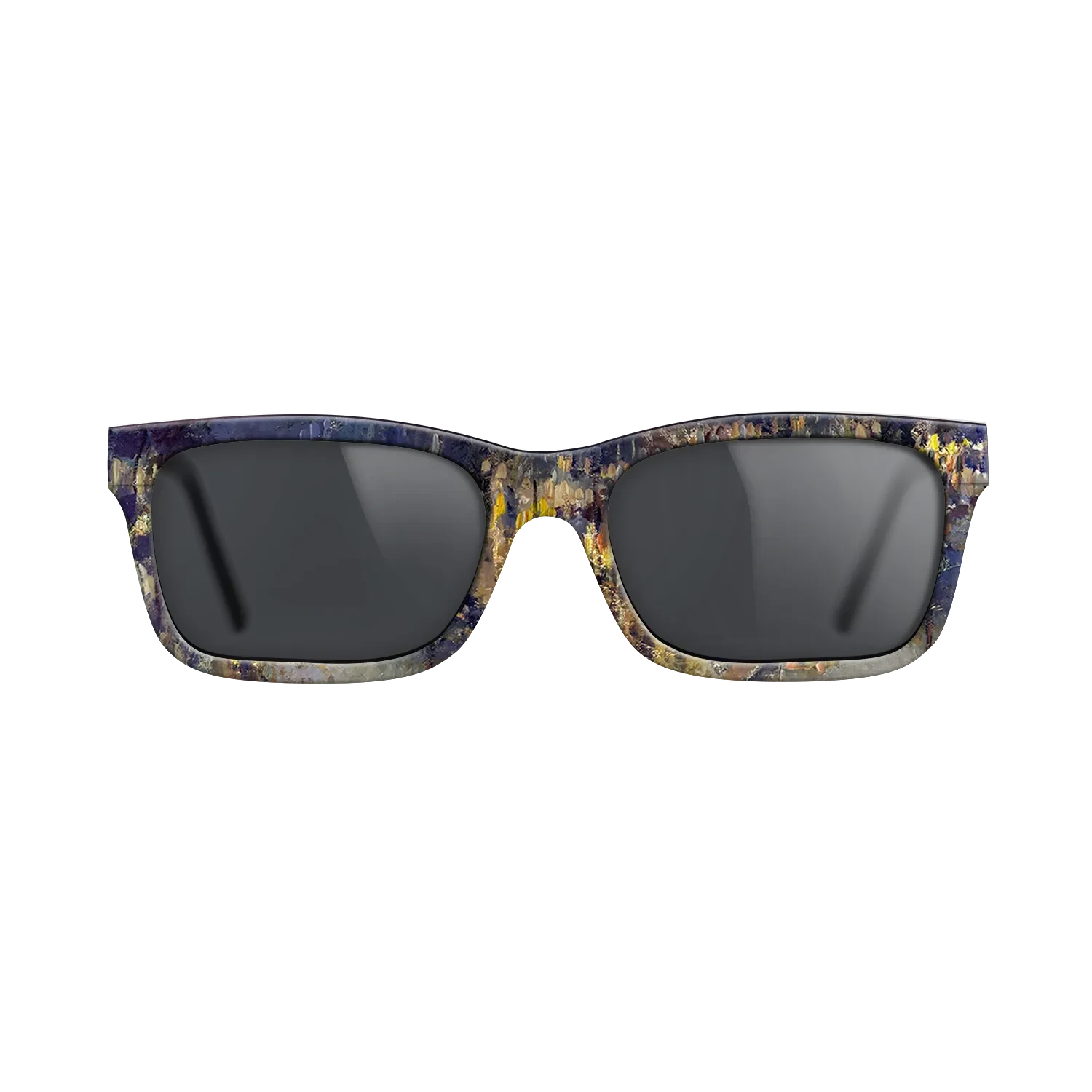 Oil Painting on Straight Grain Walnut: Rococo - The Boulevard Montmartre at Night, 1897 - Camille Pissarro - The Sage - Rectangle - 1871 - SIRIS wood optic