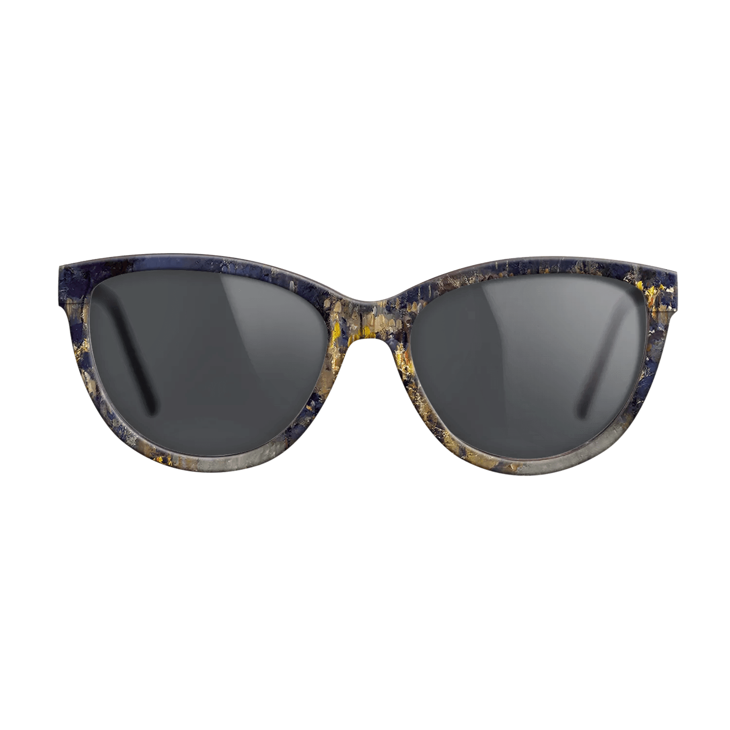 Oil Painting on Straight Grain Walnut: Rococo - The Boulevard Montmartre at Night, 1897 - Camille Pissarro - The Maiden - Cat - 1871 - SIRIS wood optic