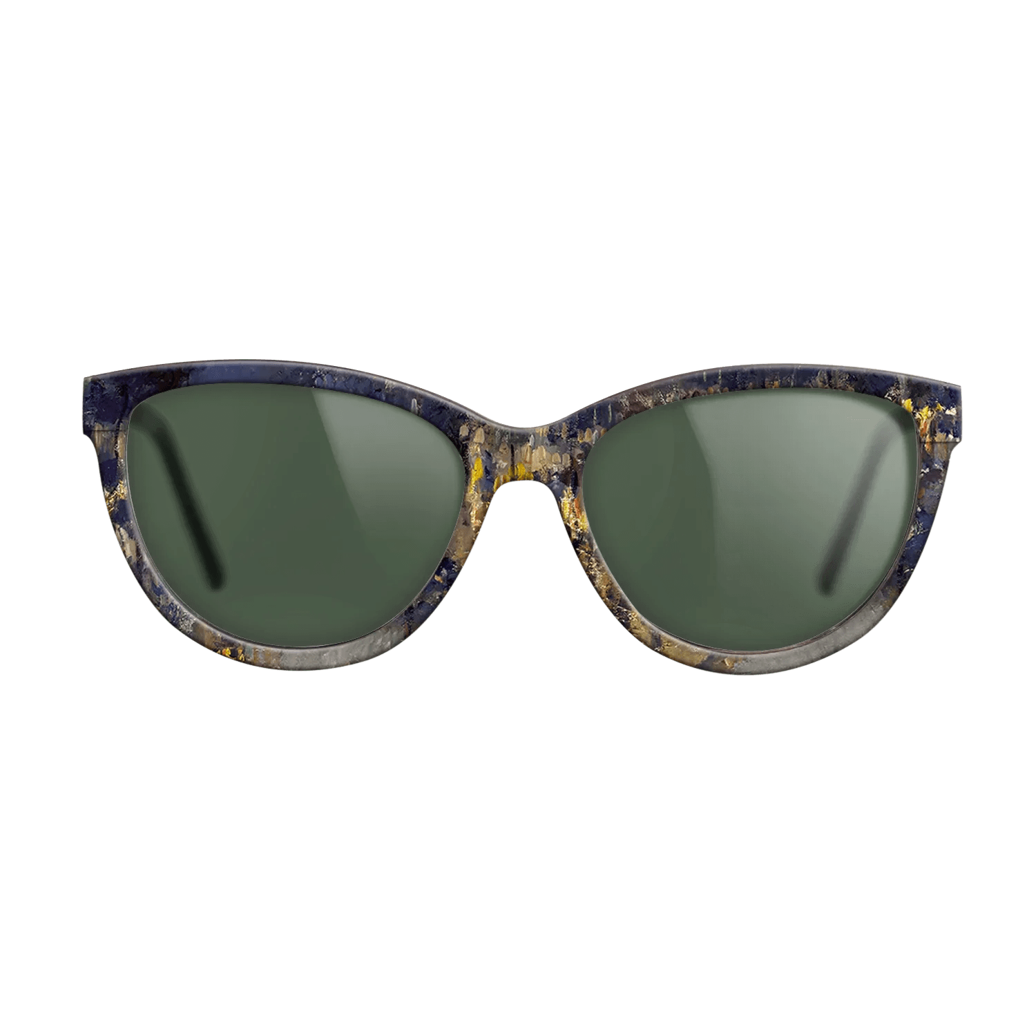 Oil Painting on Straight Grain Walnut: Rococo - The Boulevard Montmartre at Night, 1897 - Camille Pissarro - The Maiden - Cat - 1871 - SIRIS wood optic