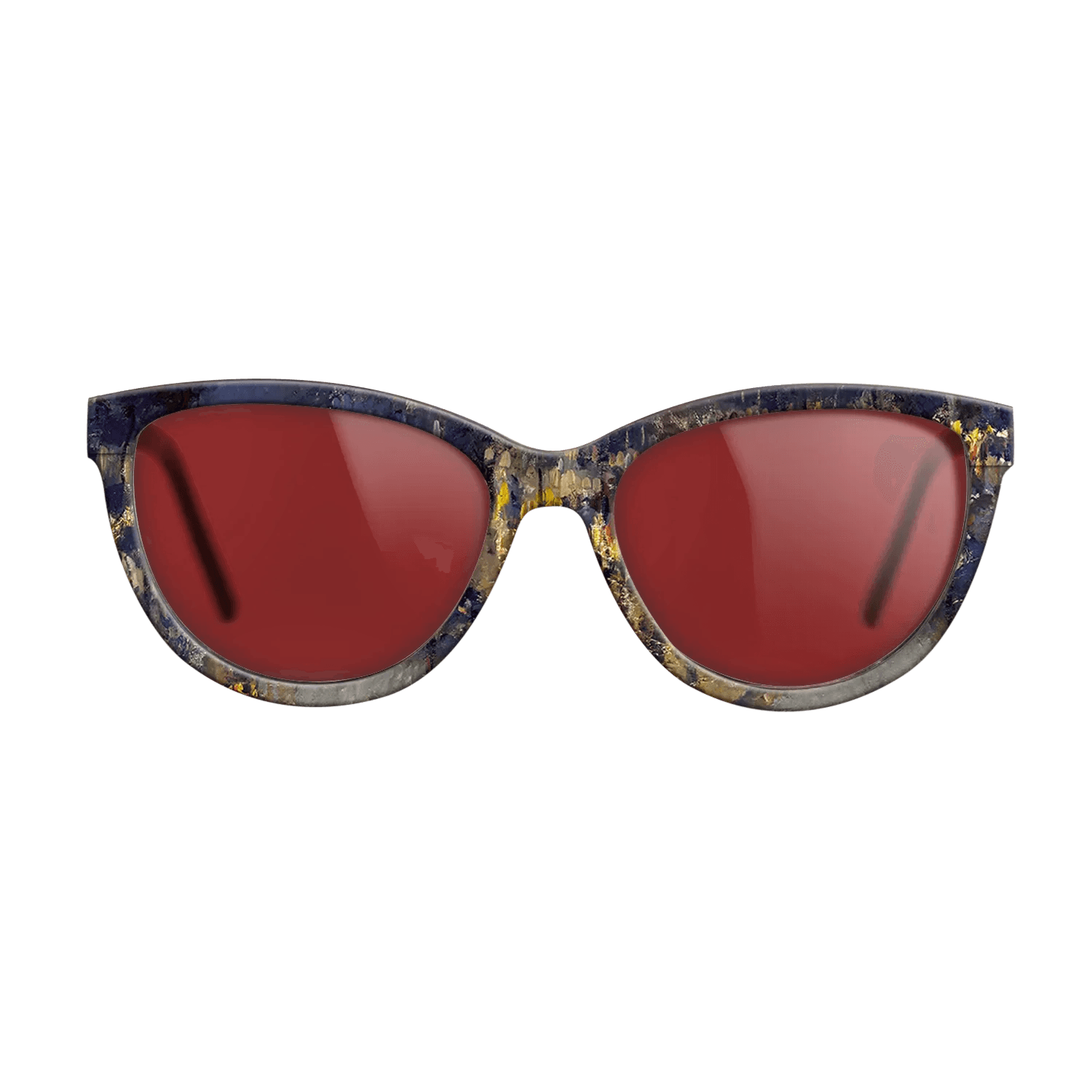 Oil Painting on Straight Grain Walnut: Rococo - The Boulevard Montmartre at Night, 1897 - Camille Pissarro - The Maiden - Cat - 1871 - SIRIS wood optic