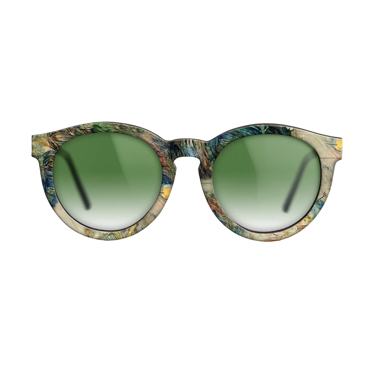 Oil Painting on Straight Grain Walnut: Rococo - The Dancer in Her Dressing Room, 1885 - Henri de Toulouse-Lautrec - The Rebel - Round - 1089 - SIRIS wood optic